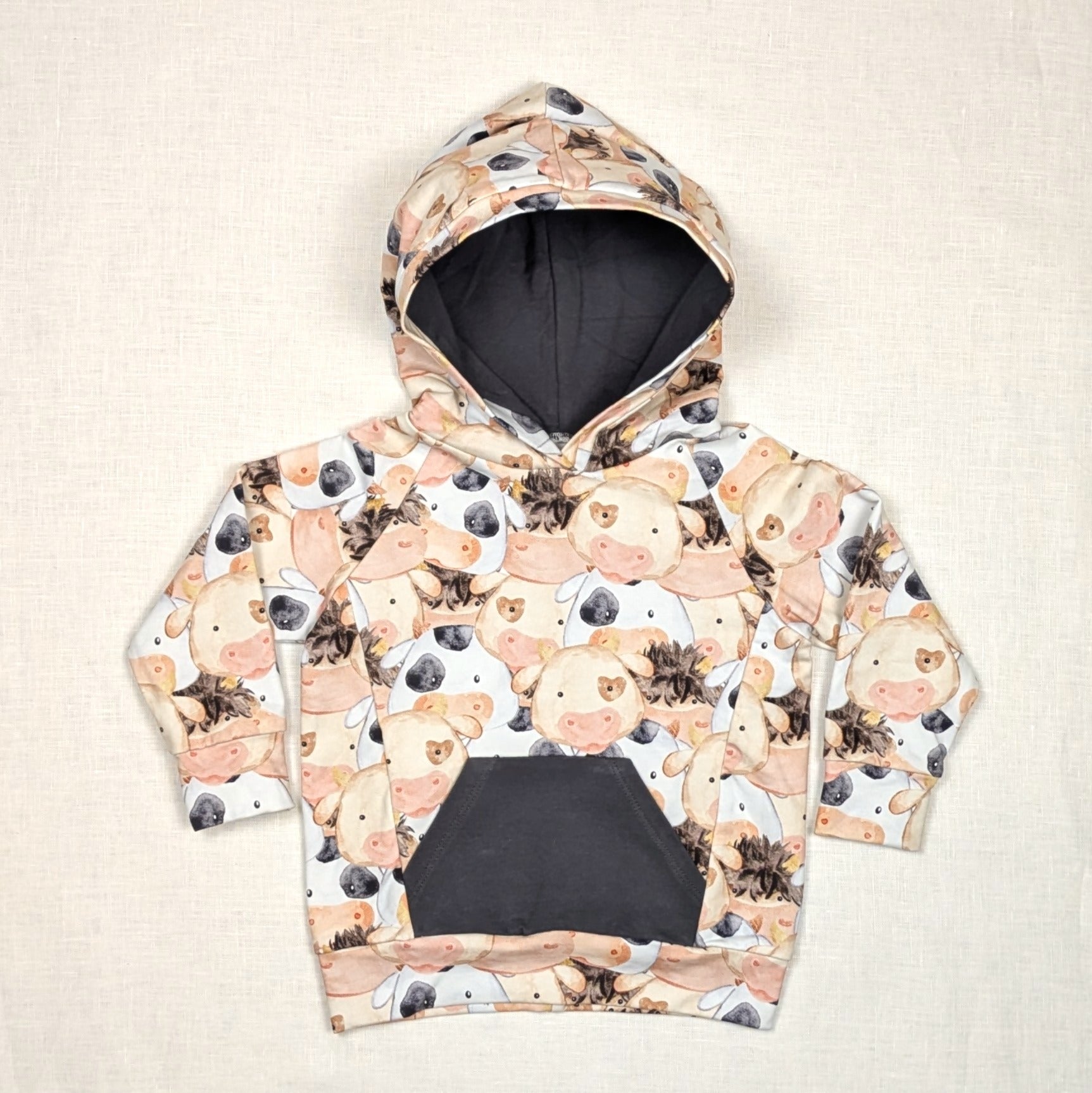 Handmade Hooded Jumper | Barnyard Collection | sizes 2-4y