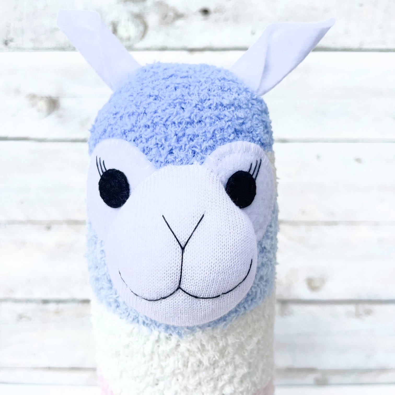 Aubrey the Sock Alpaca - READY TO SHIP soft toy