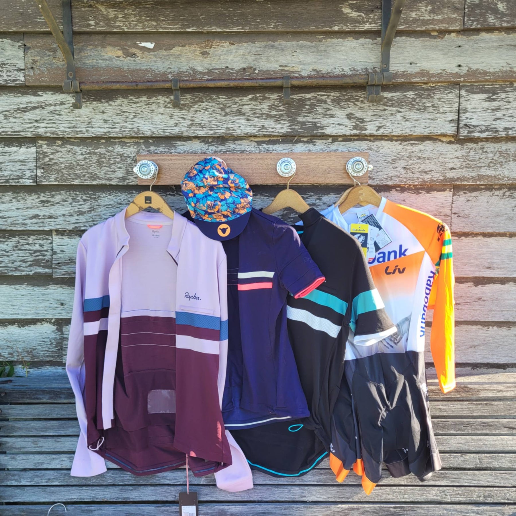 Bespoke 4 Wheel Hub Helmet Coat hat rack