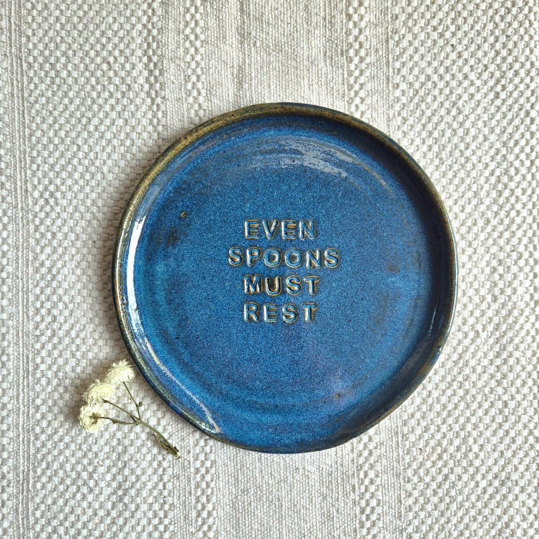 Blue Spoon Rest