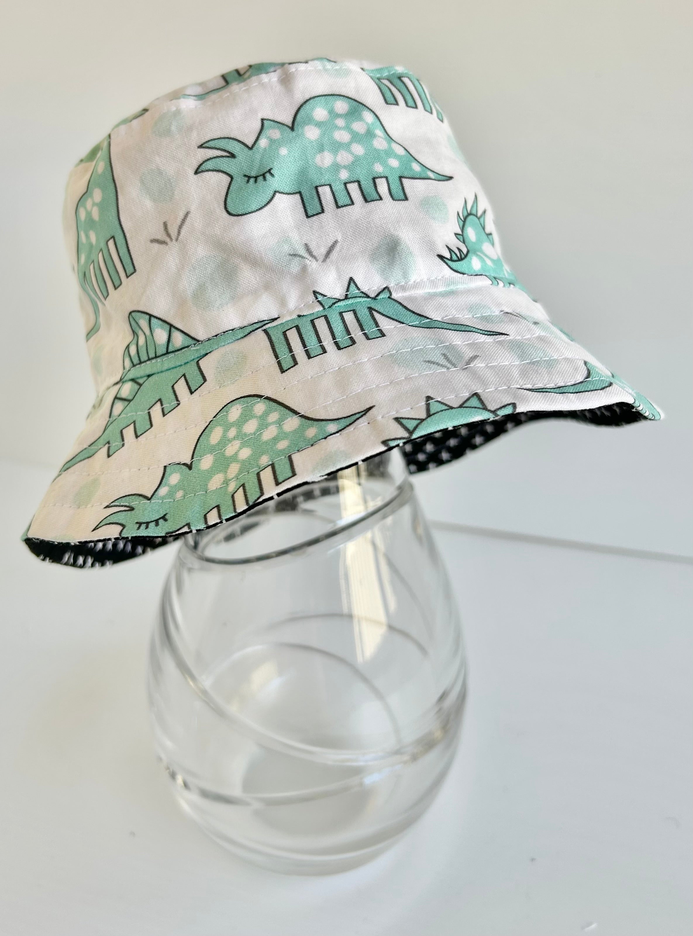 Ready to post- Small size regular brim hats with chin strap- reduced price