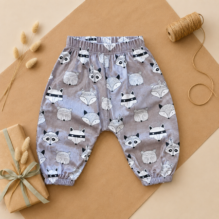 Boys Baggy Harem Style Pull on Pants - Mixed Prints and SIZES