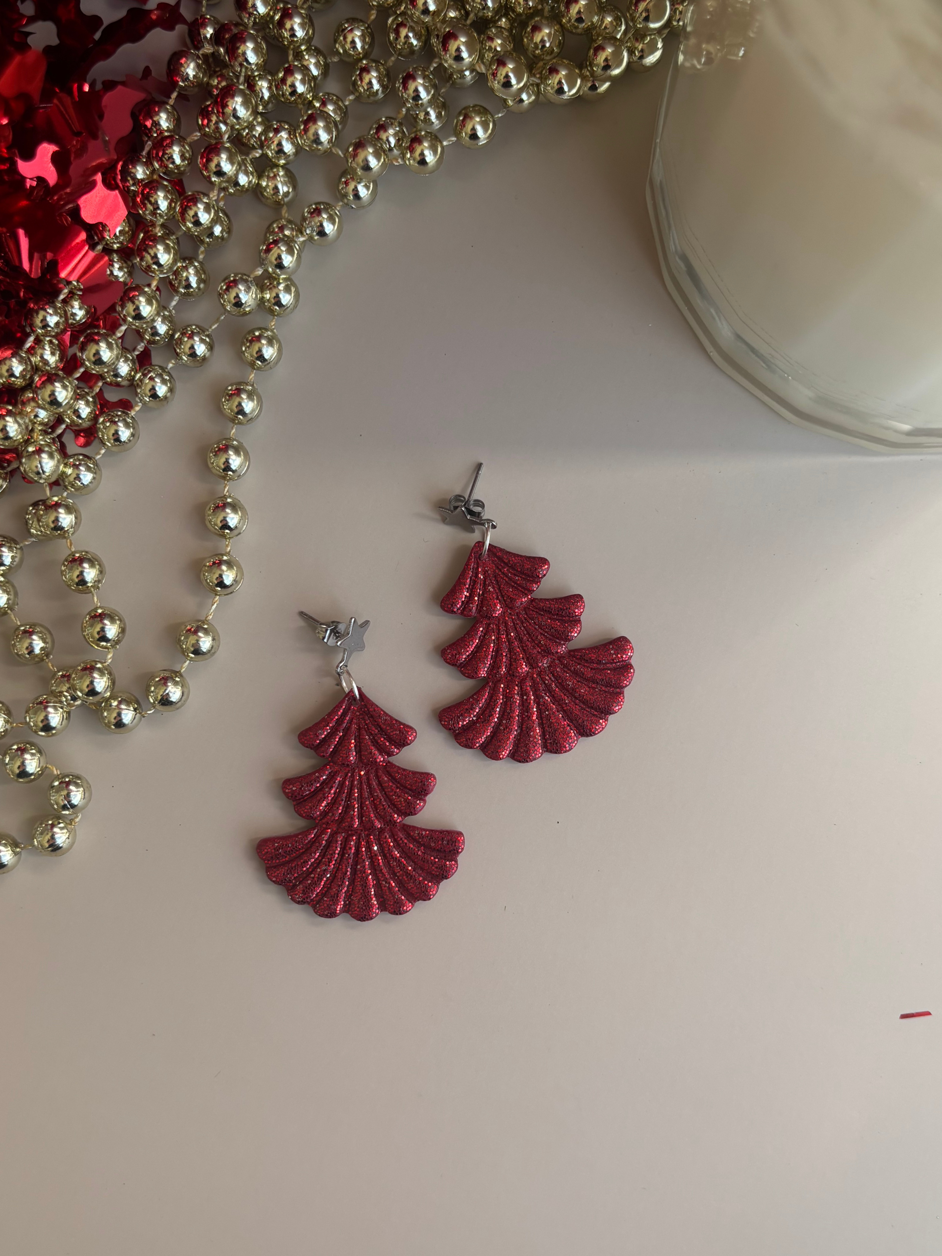 "Glamour" Christmas Tree Earring