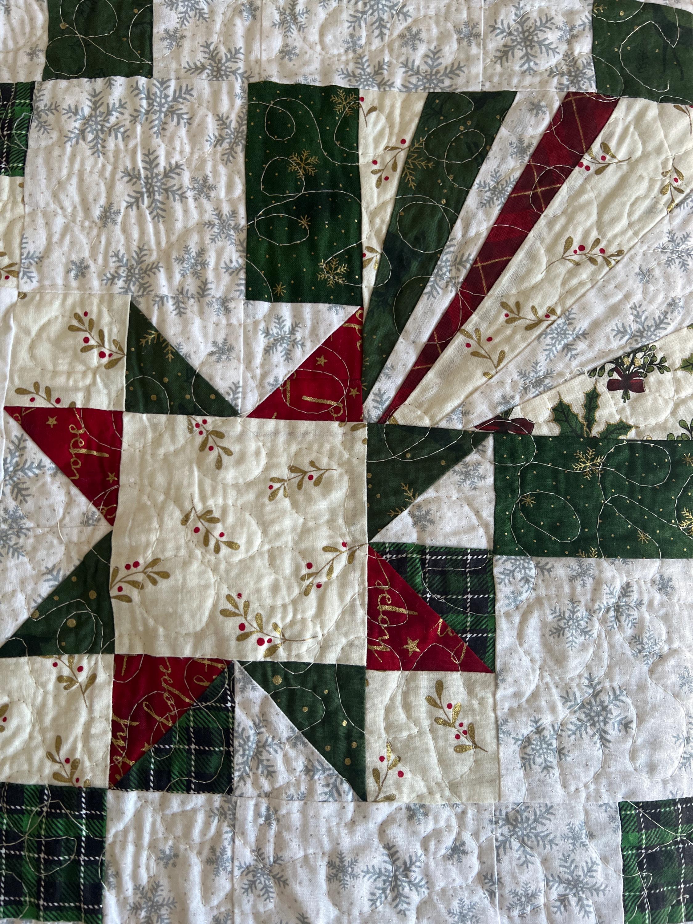 Christmas Quilt Pattern Bundle: 8 Holiday Quilt Blocks, Video Tutorial (PDF Pattern)