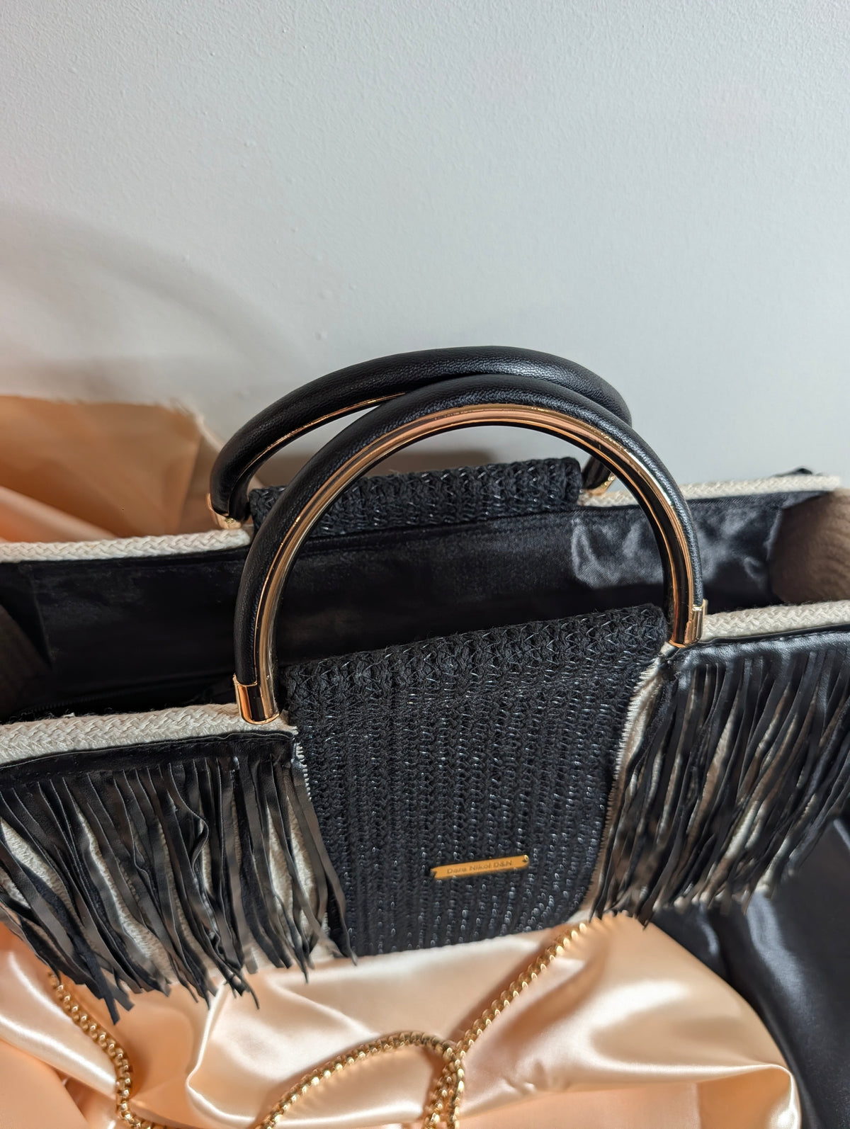 Fringe Medium Handmade Cotton Cord Tassel Handbag