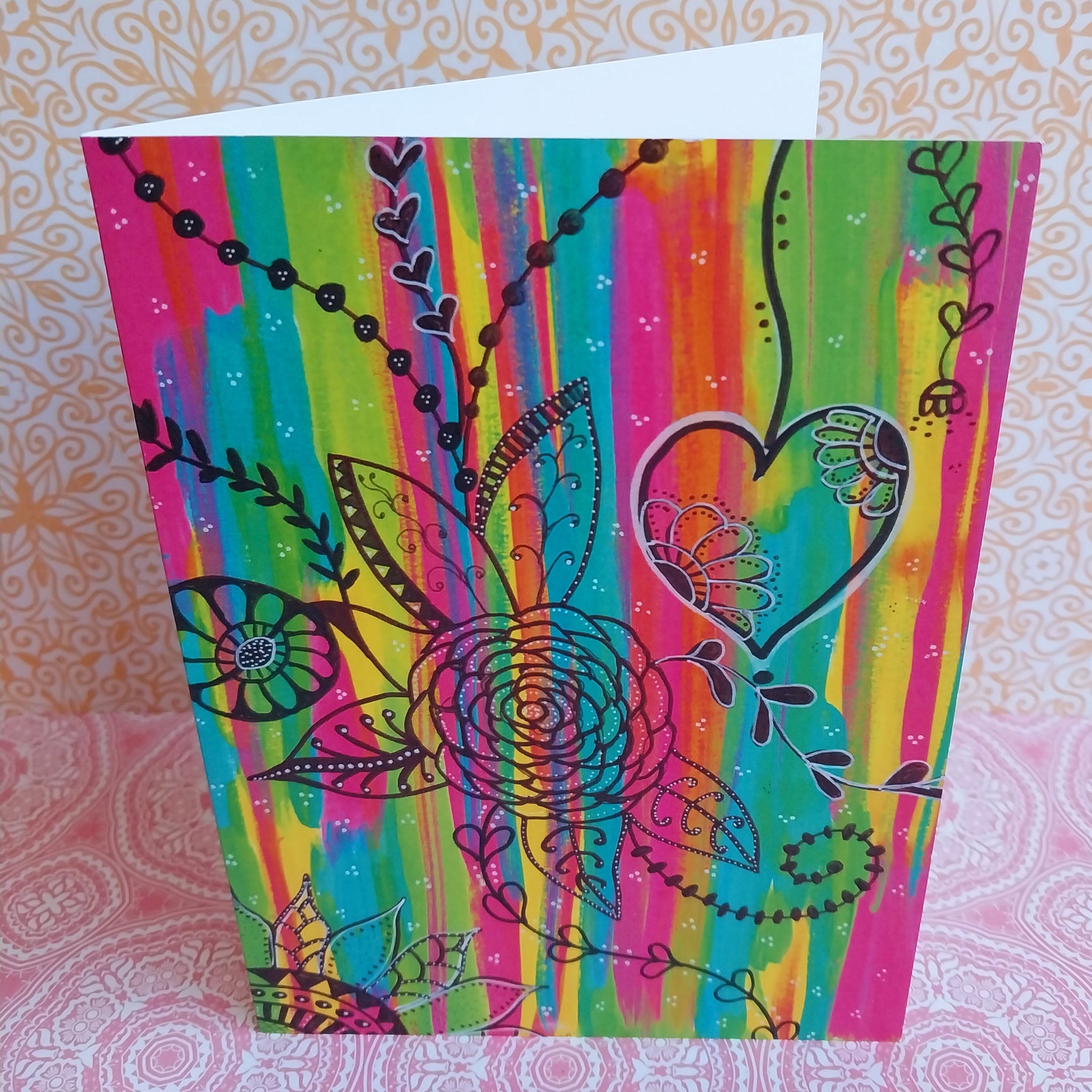 Graffiti Art Blank Greeting Card