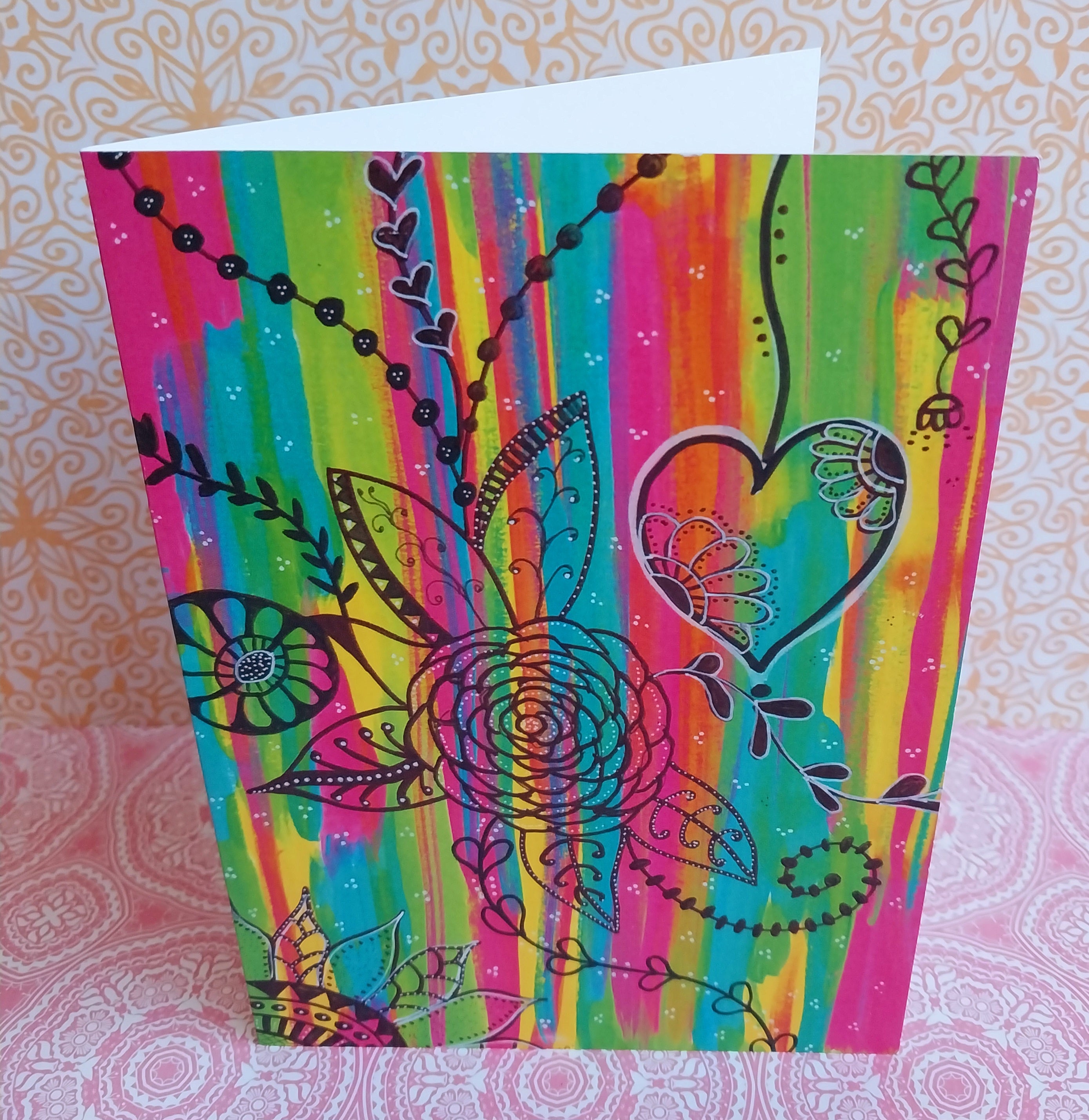 Graffiti Art Blank Greeting Card