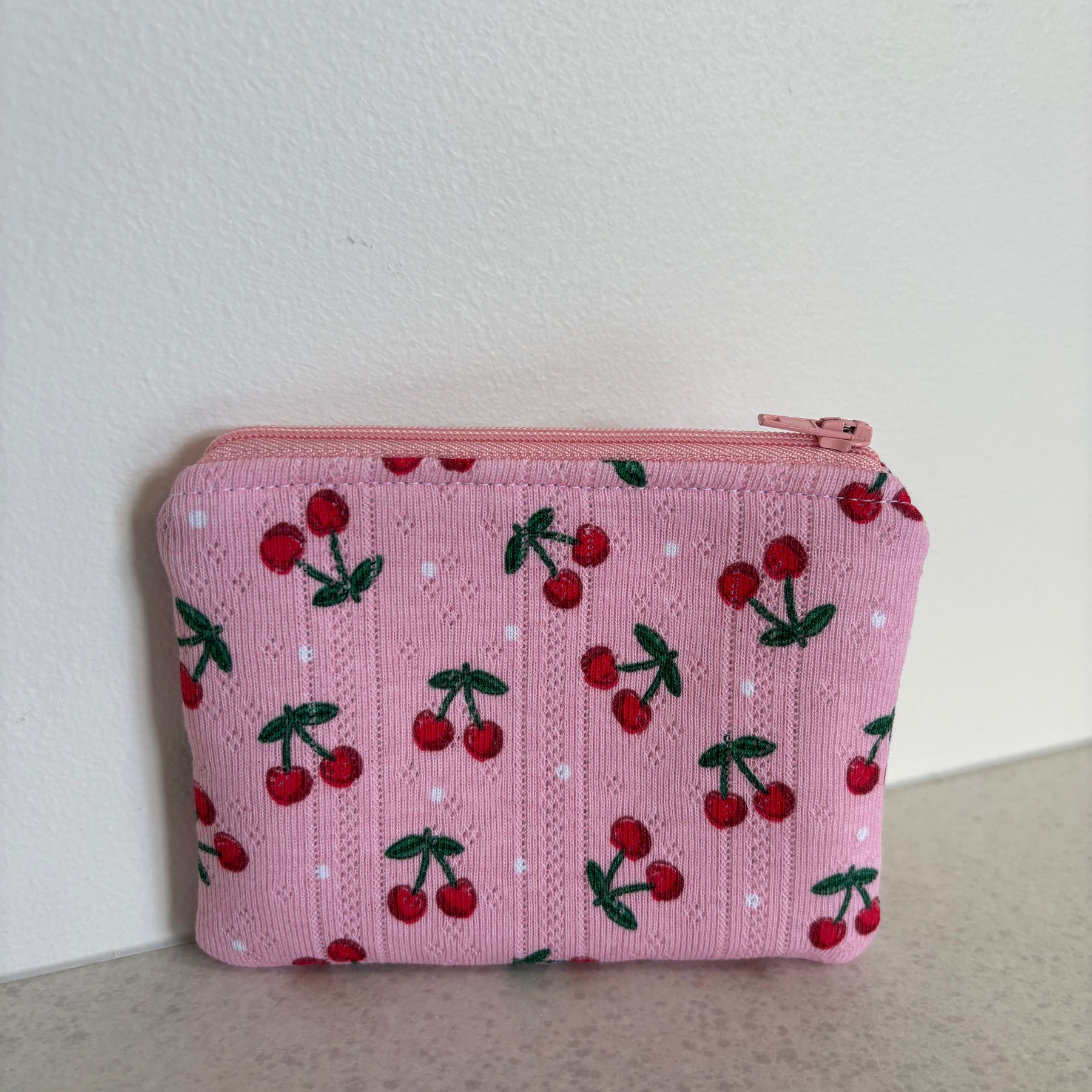 Small Handmade Fabric Zipper Pouch – Coin Purse & Mini Essentials Organiser