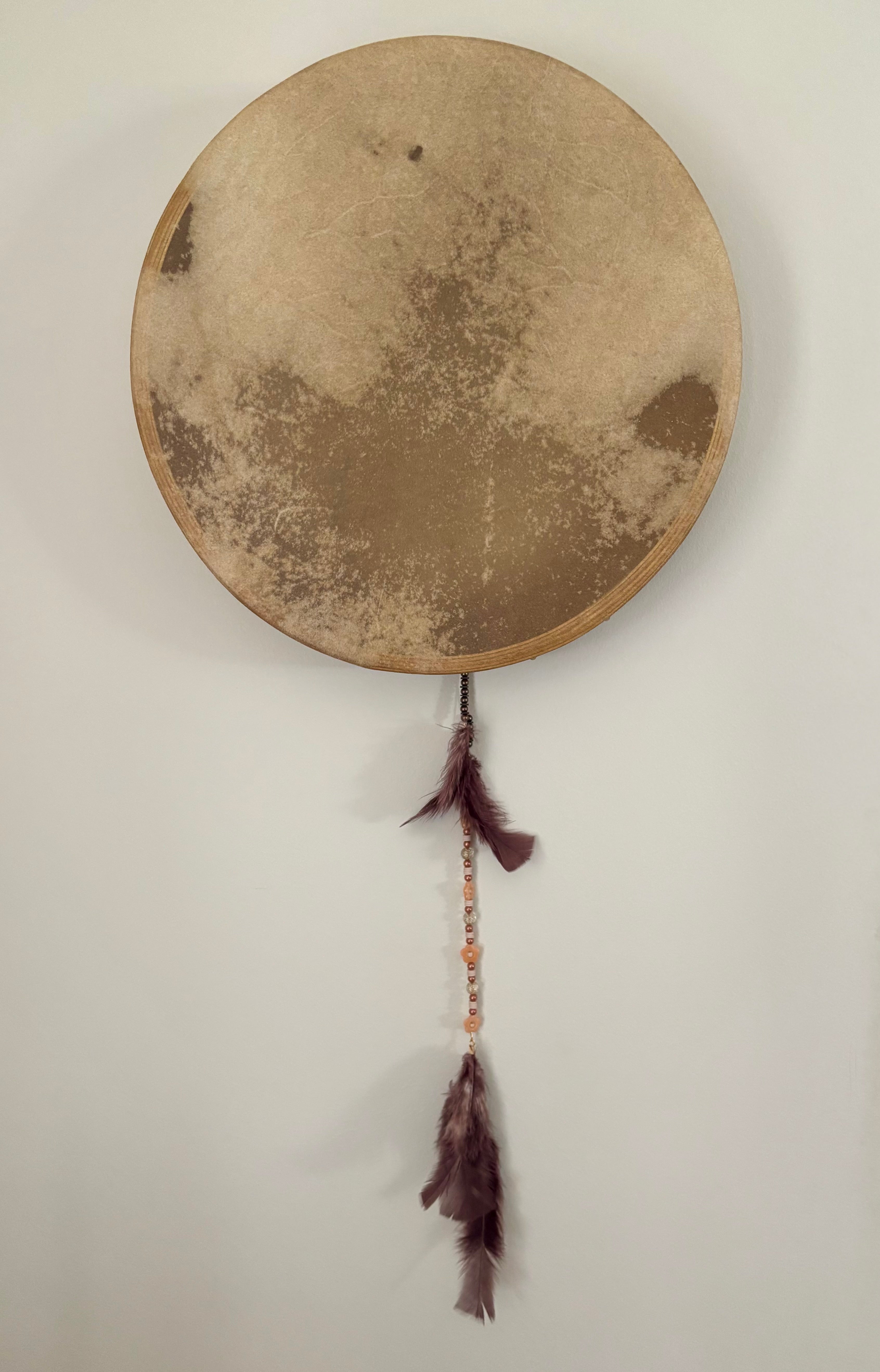 Handmade Kangaroo Shamanic Drum – 16