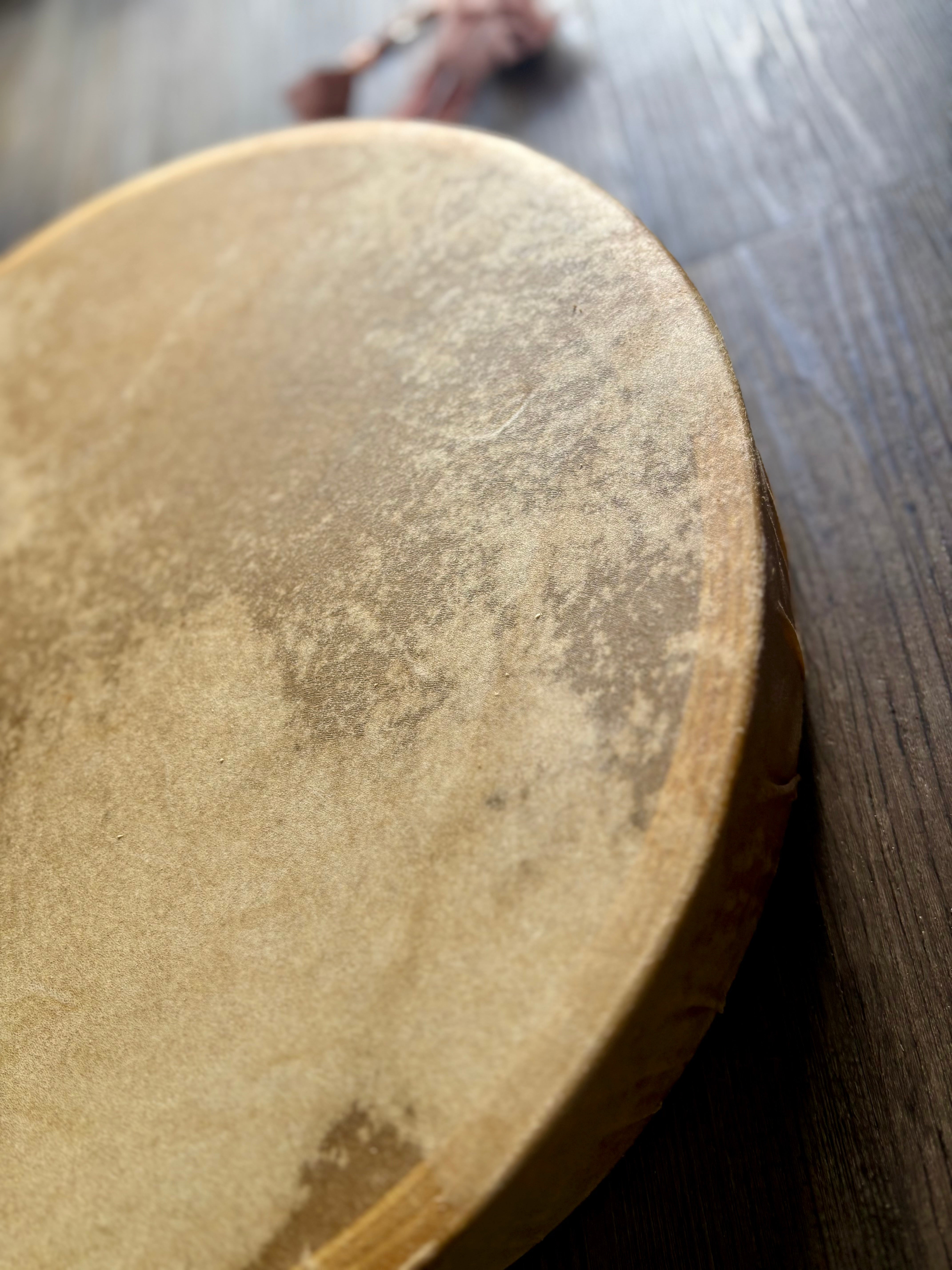 Handmade Kangaroo Shamanic Drum – 16