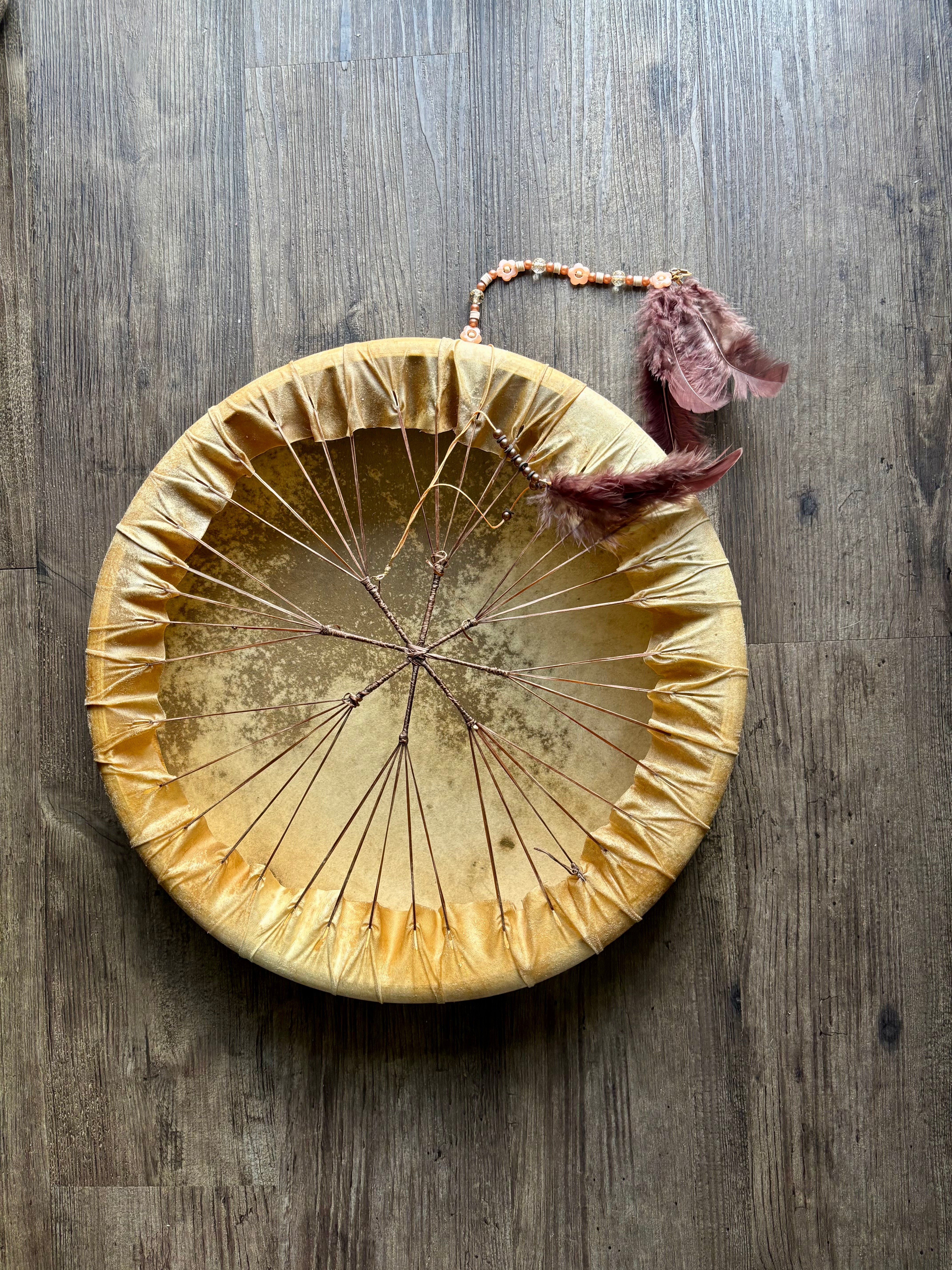 Handmade Kangaroo Shamanic Drum – 16