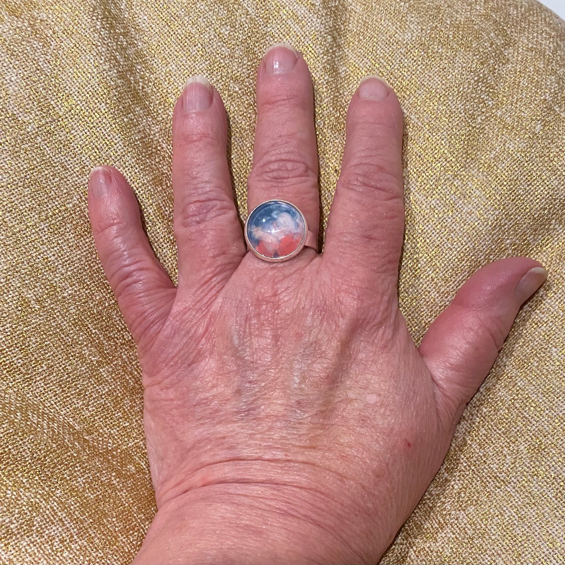 Beach Sunset Ring Handmade - One of a Kind | Handmade Unique Ring