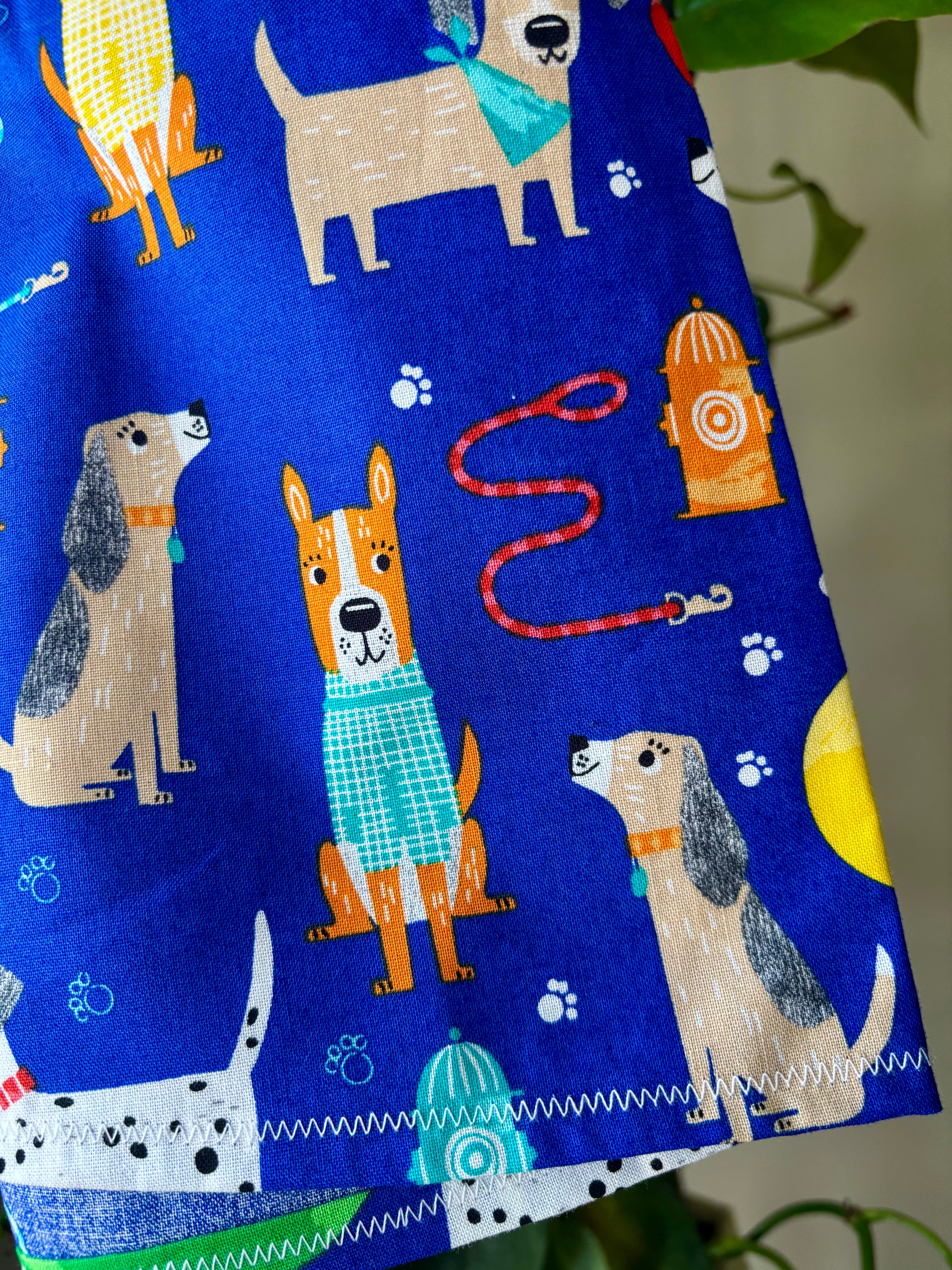 Shorts – Size 3 (Dark Blue with Doggies)
