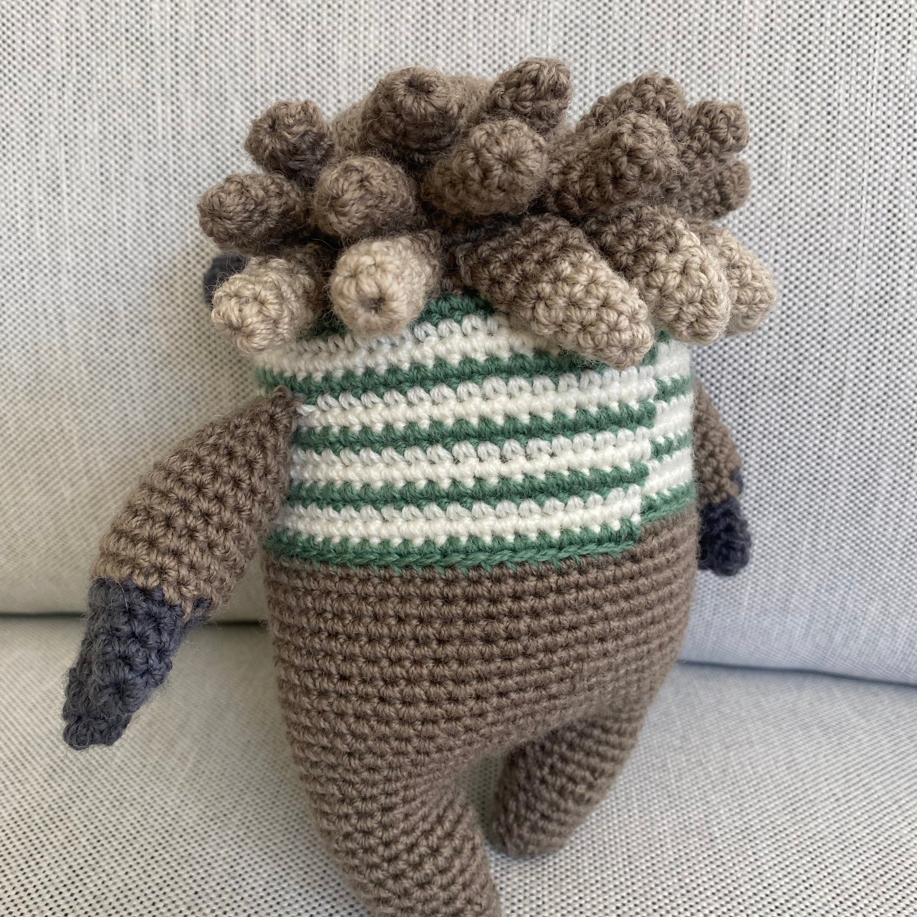 Bob the Echidna - crocheted toy