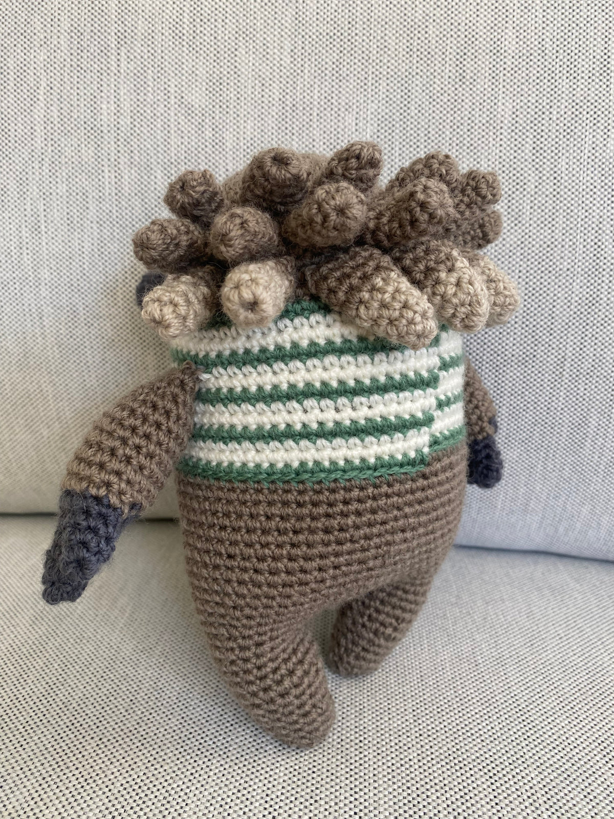 Bob the Echidna - crocheted toy