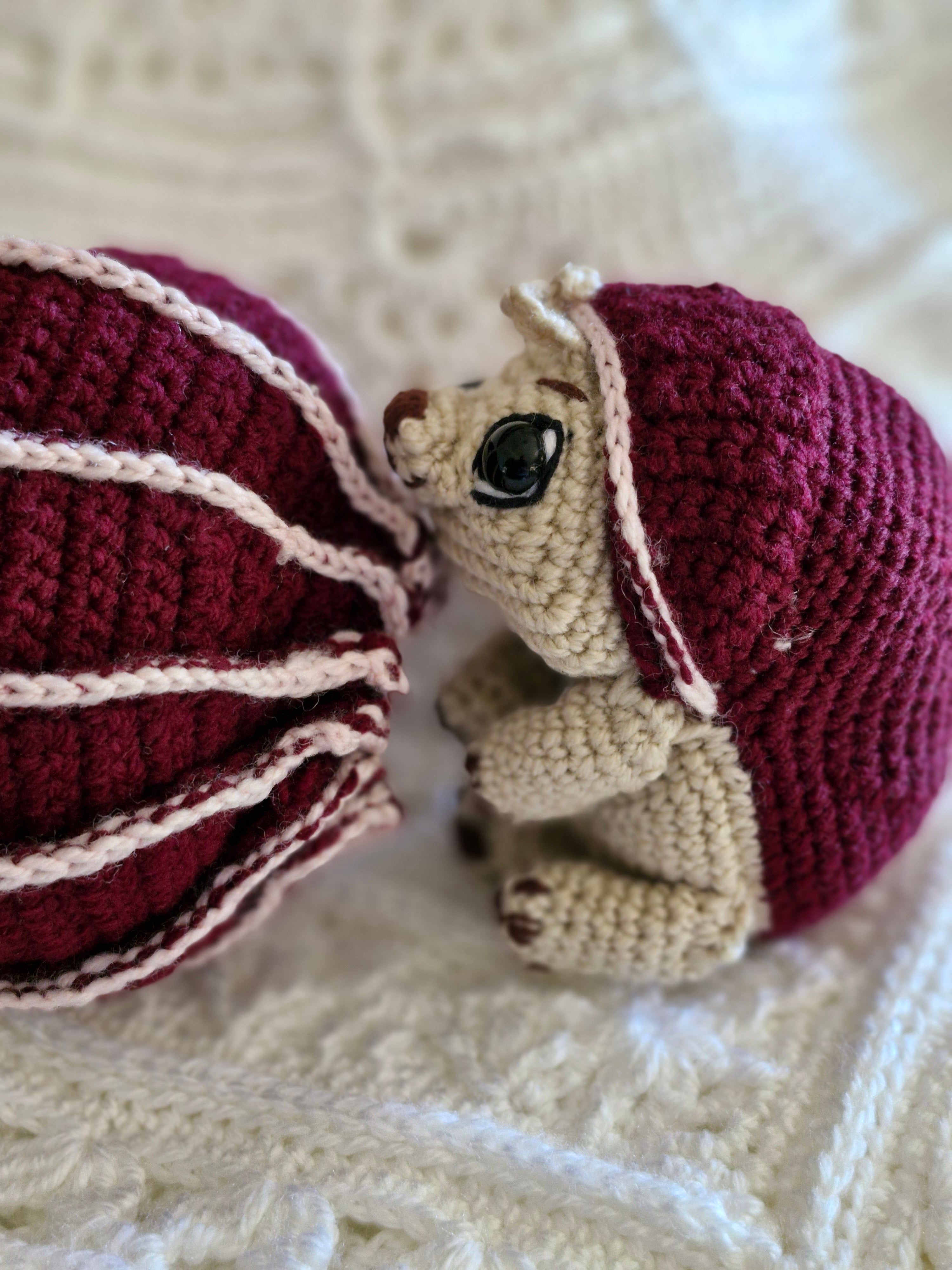 Super Cute TUK TUK Armadillo Crochet Toy