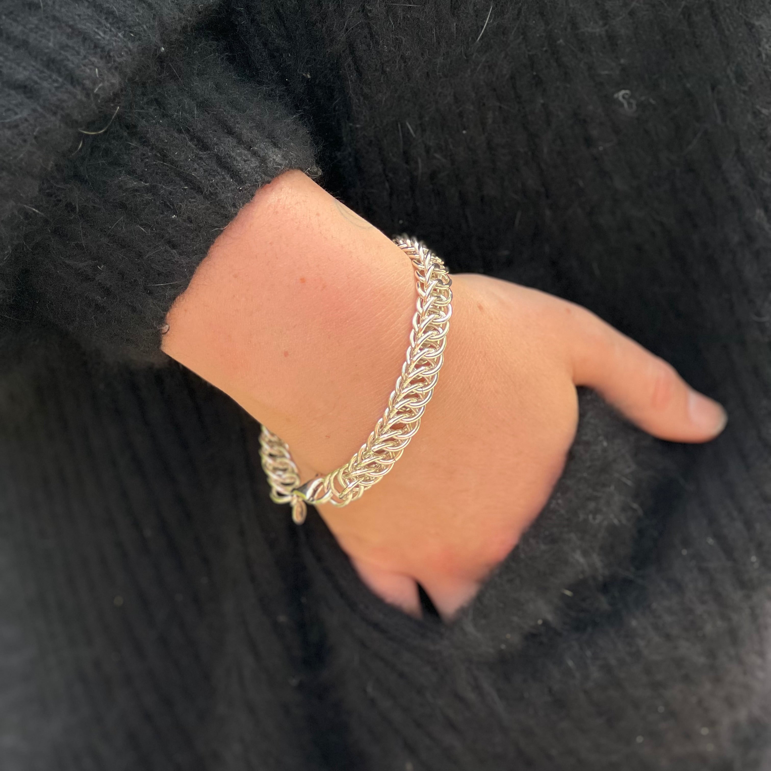 Sterling Silver Bracelet - "Serpent" design