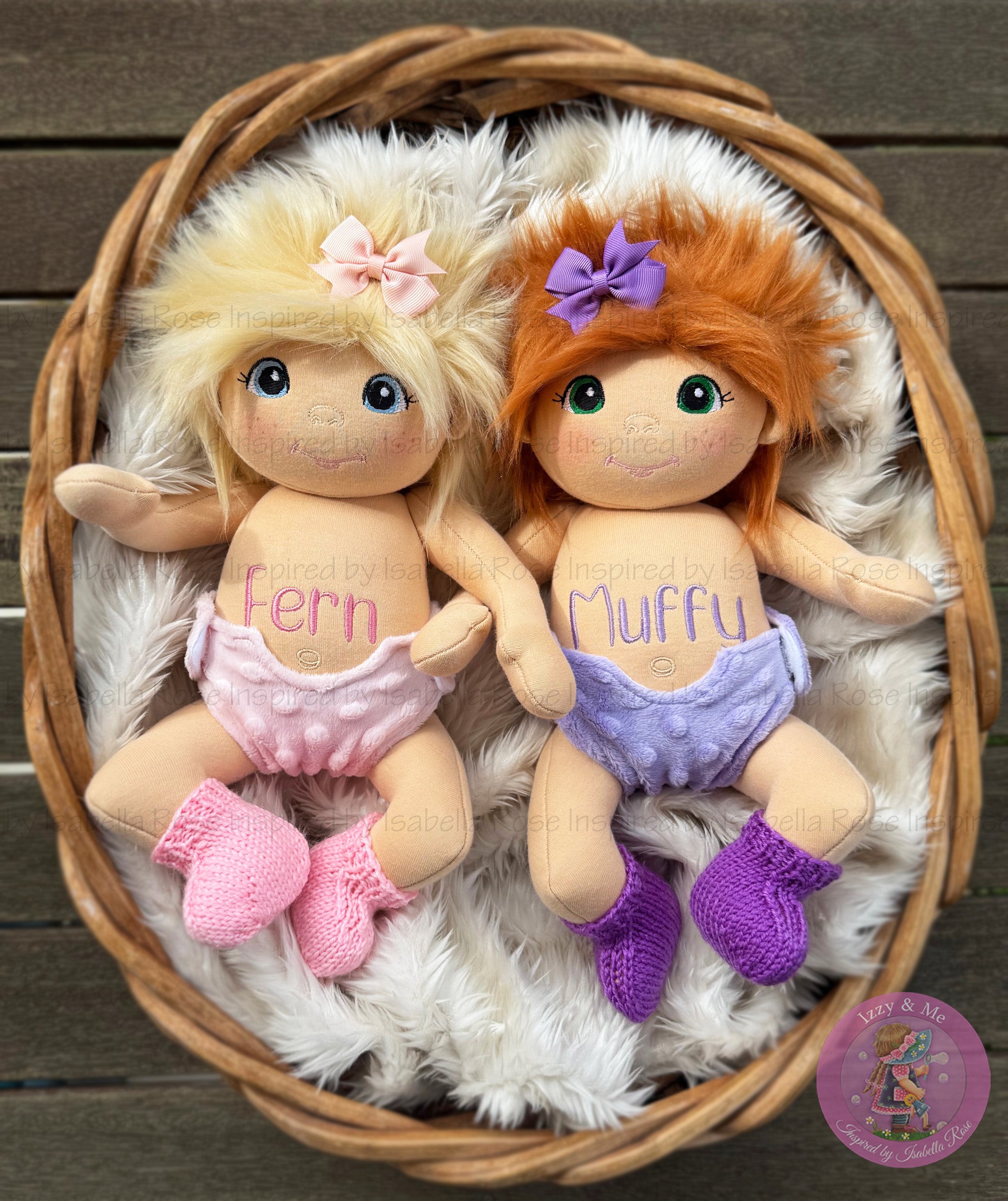 Fabric baby doll, Custom, Add-on accessories, Made to order