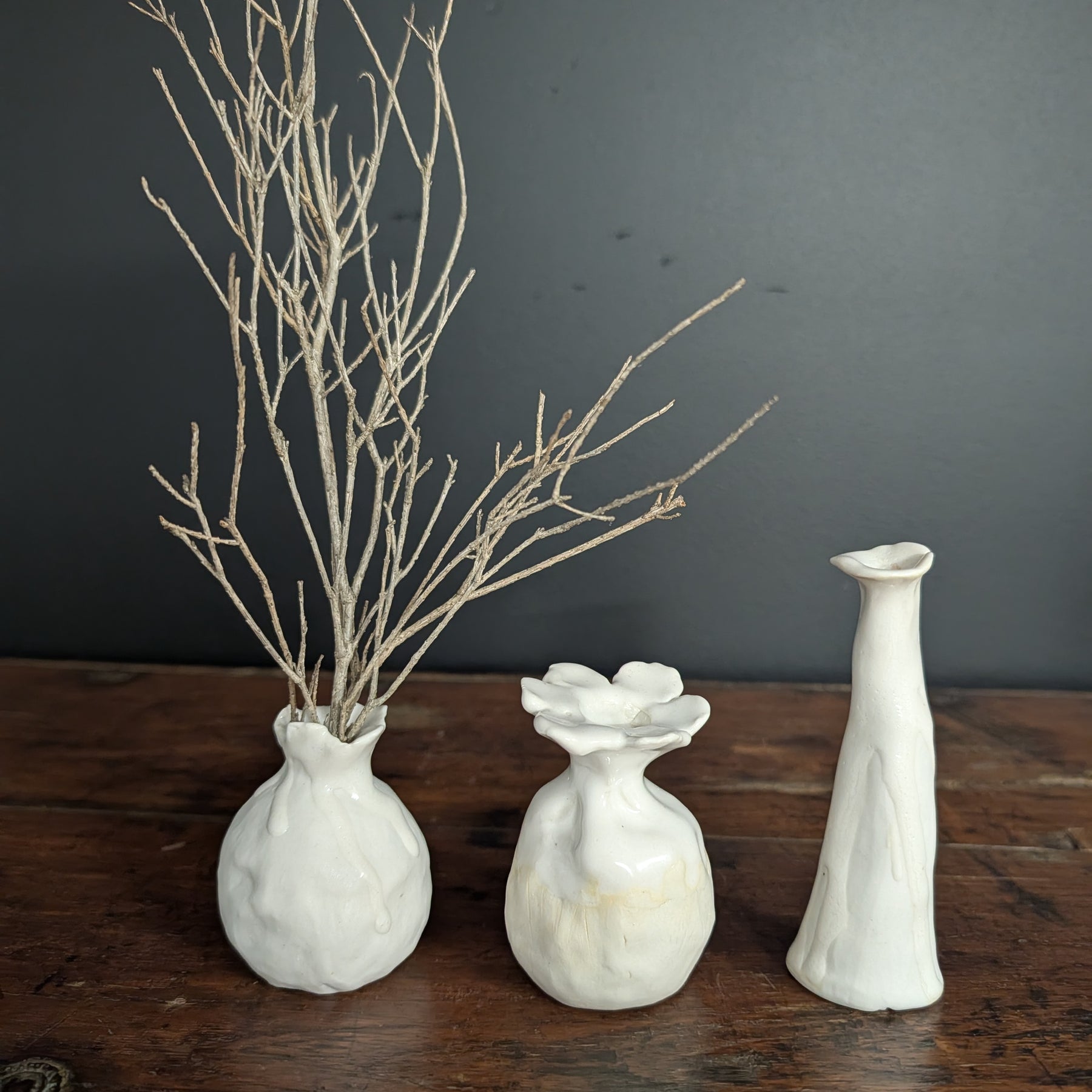 Ceramic Bud Vase set | petite • styling • stems