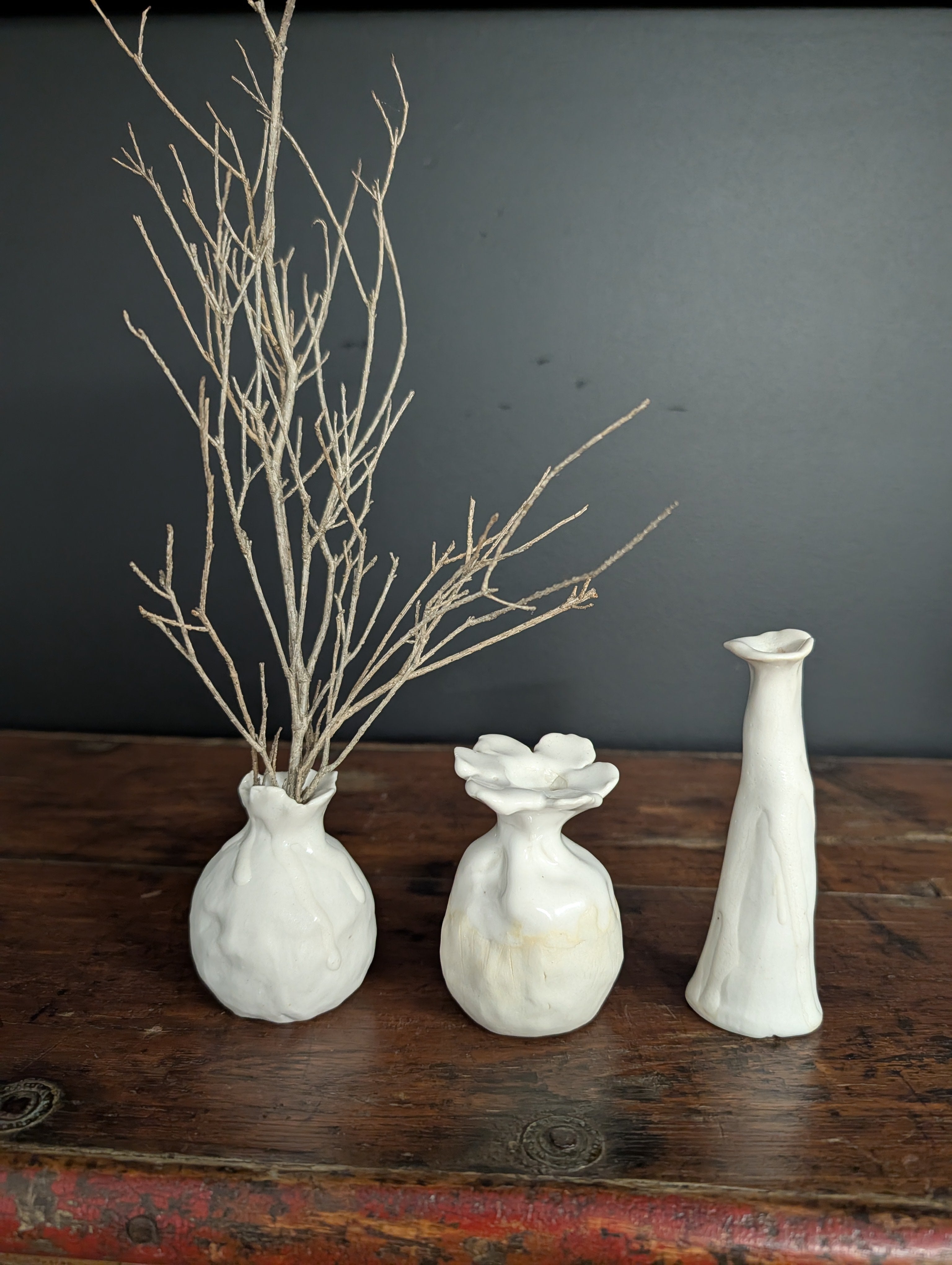 Ceramic Bud Vase set | petite • styling • stems