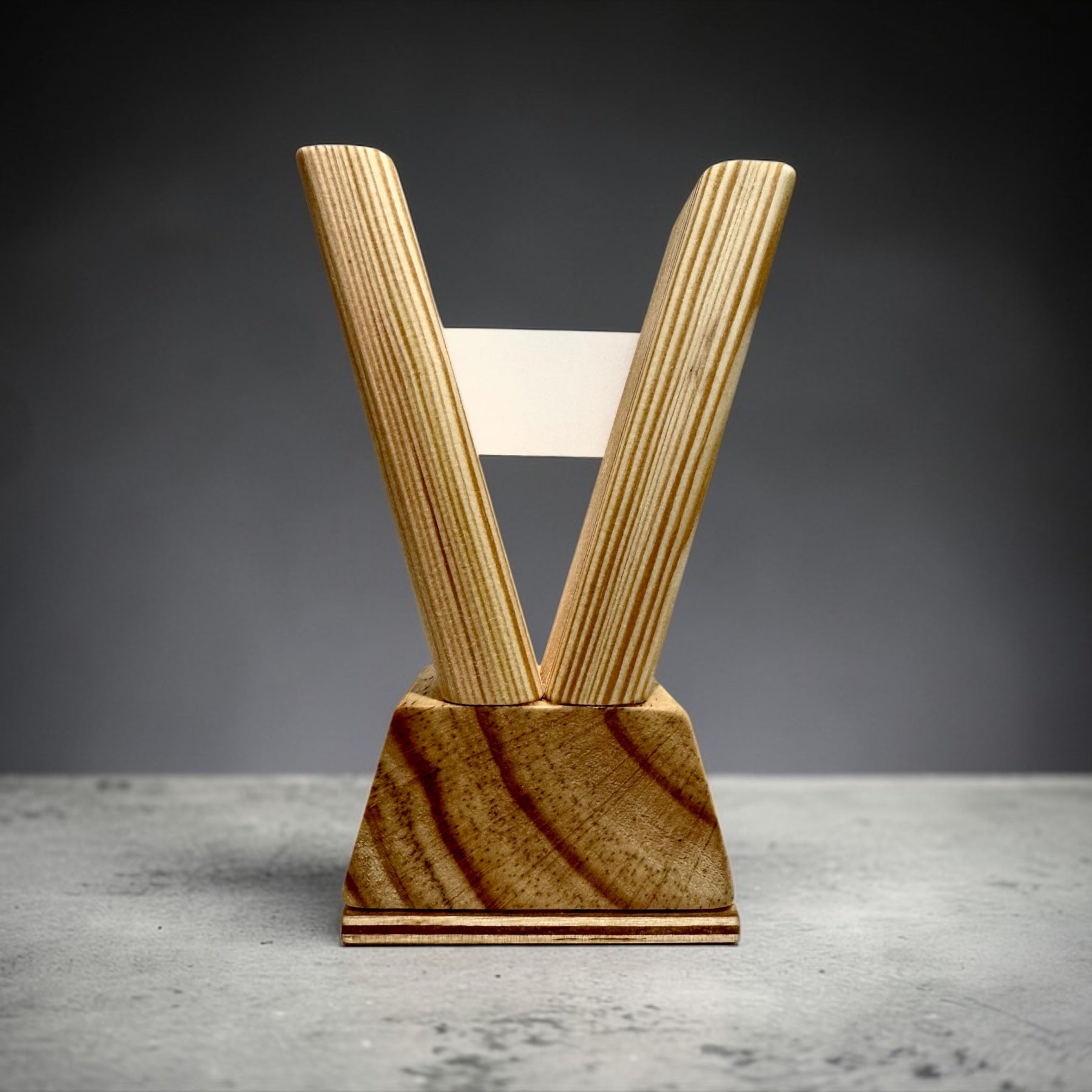 Custom Trophy – Personalised Wooden Award with Logo for School Corporate Sports Events
