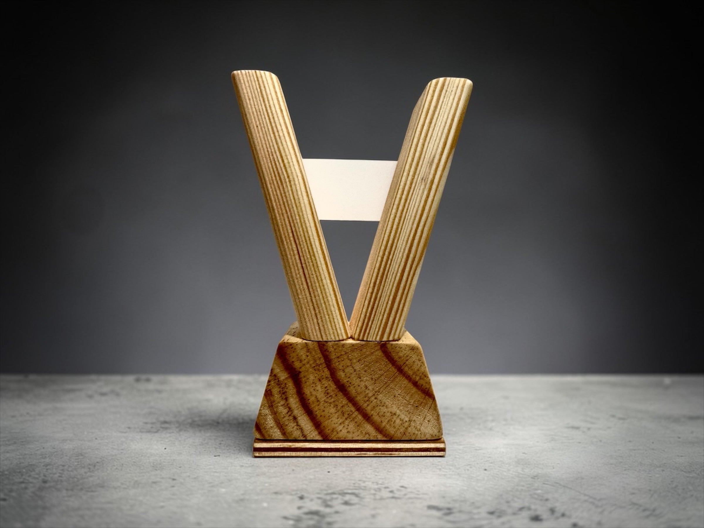 Custom Trophy – Personalised Wooden Award with Logo for School Corporate Sports Events