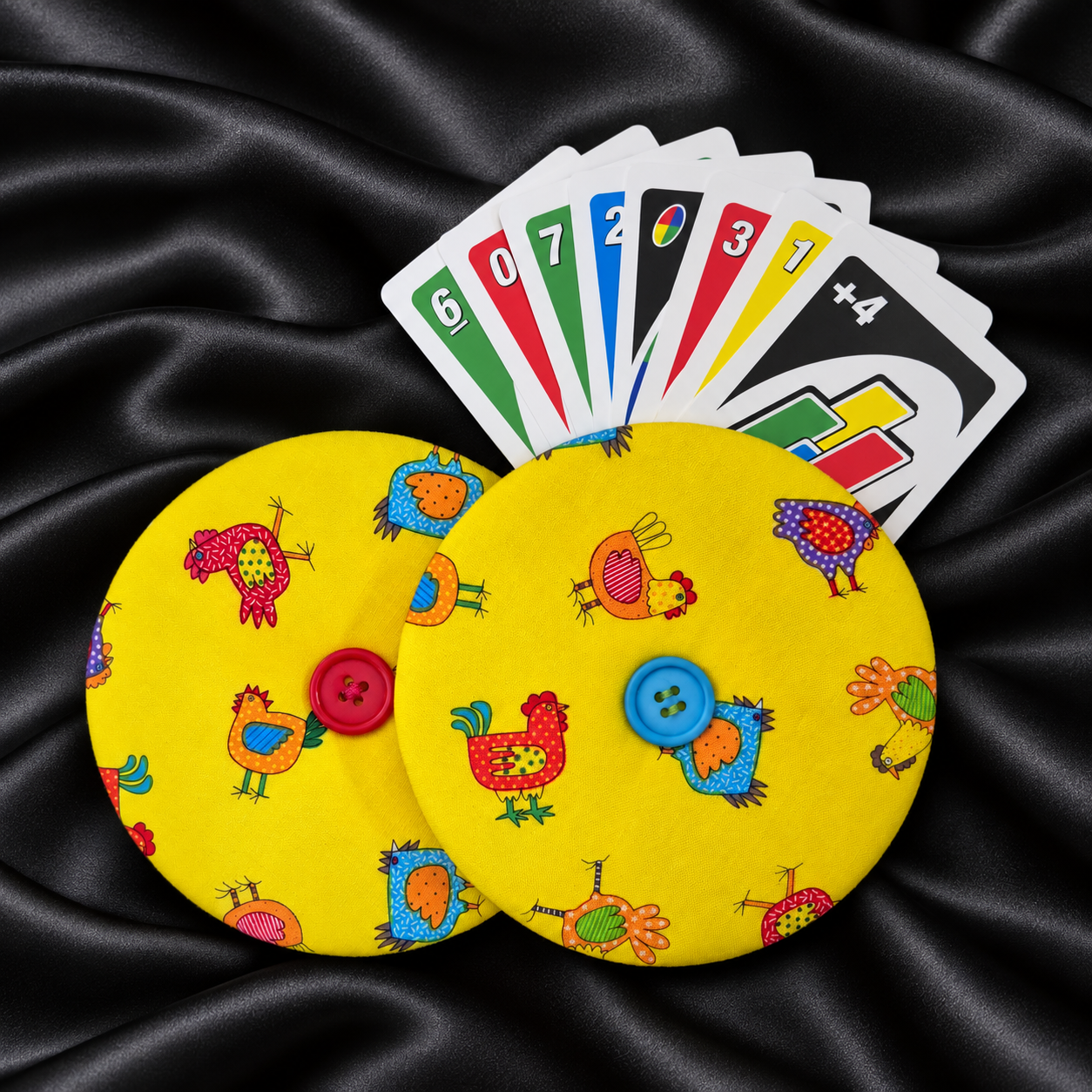 Cheeky Chicken Playing Card Holders