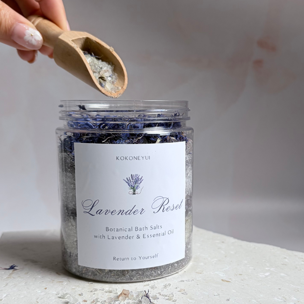 Lavender Reset Bath Salt | Lavender Essential Oil Mineral Bath Soak