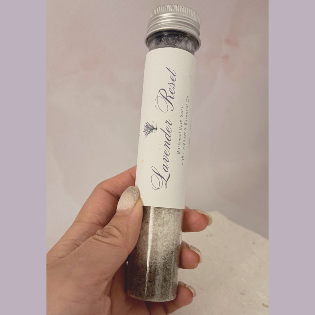 Lavender Reset Bath Salt | Lavender Essential Oil Mineral Bath Soak