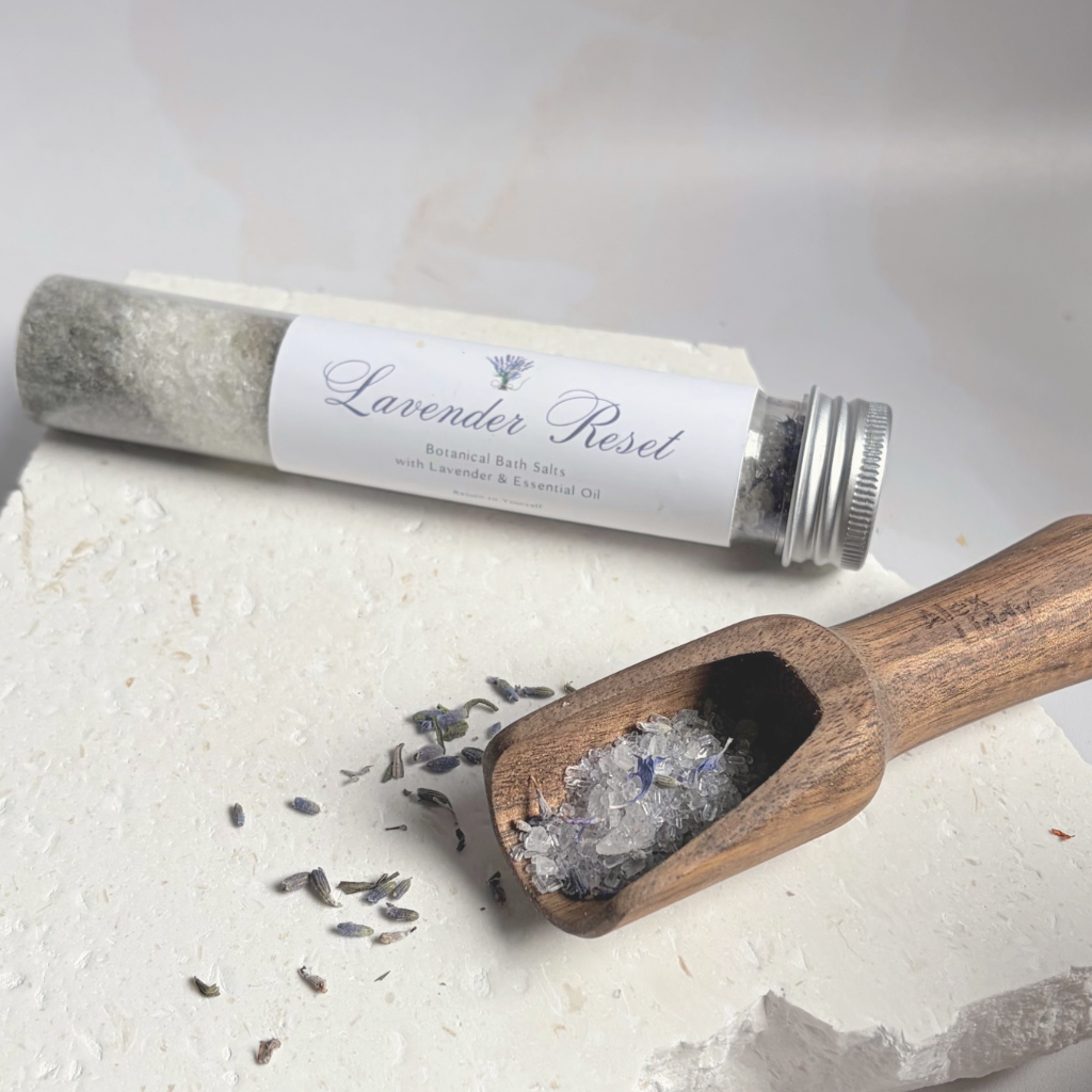 Lavender Reset Bath Salt | Lavender Essential Oil Mineral Bath Soak