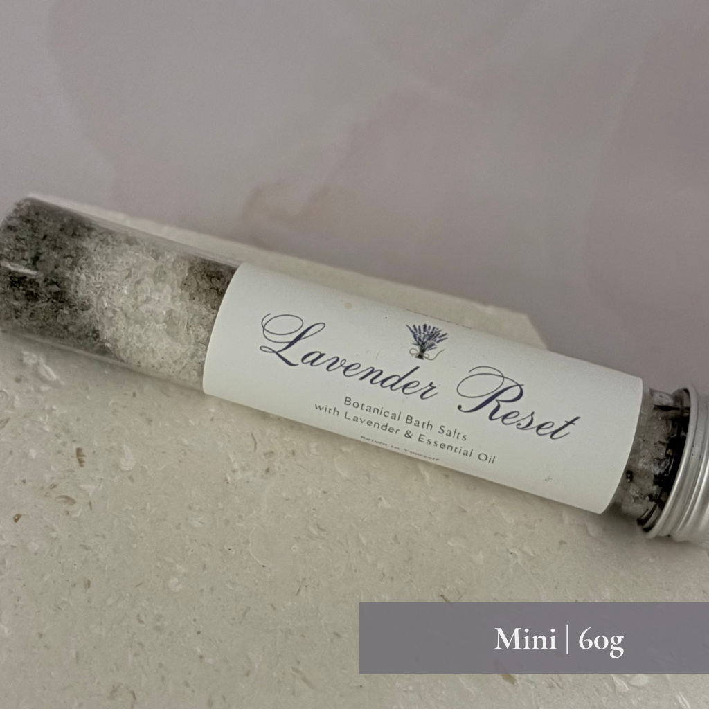 Lavender Reset Bath Salt | Lavender Essential Oil Mineral Bath Soak