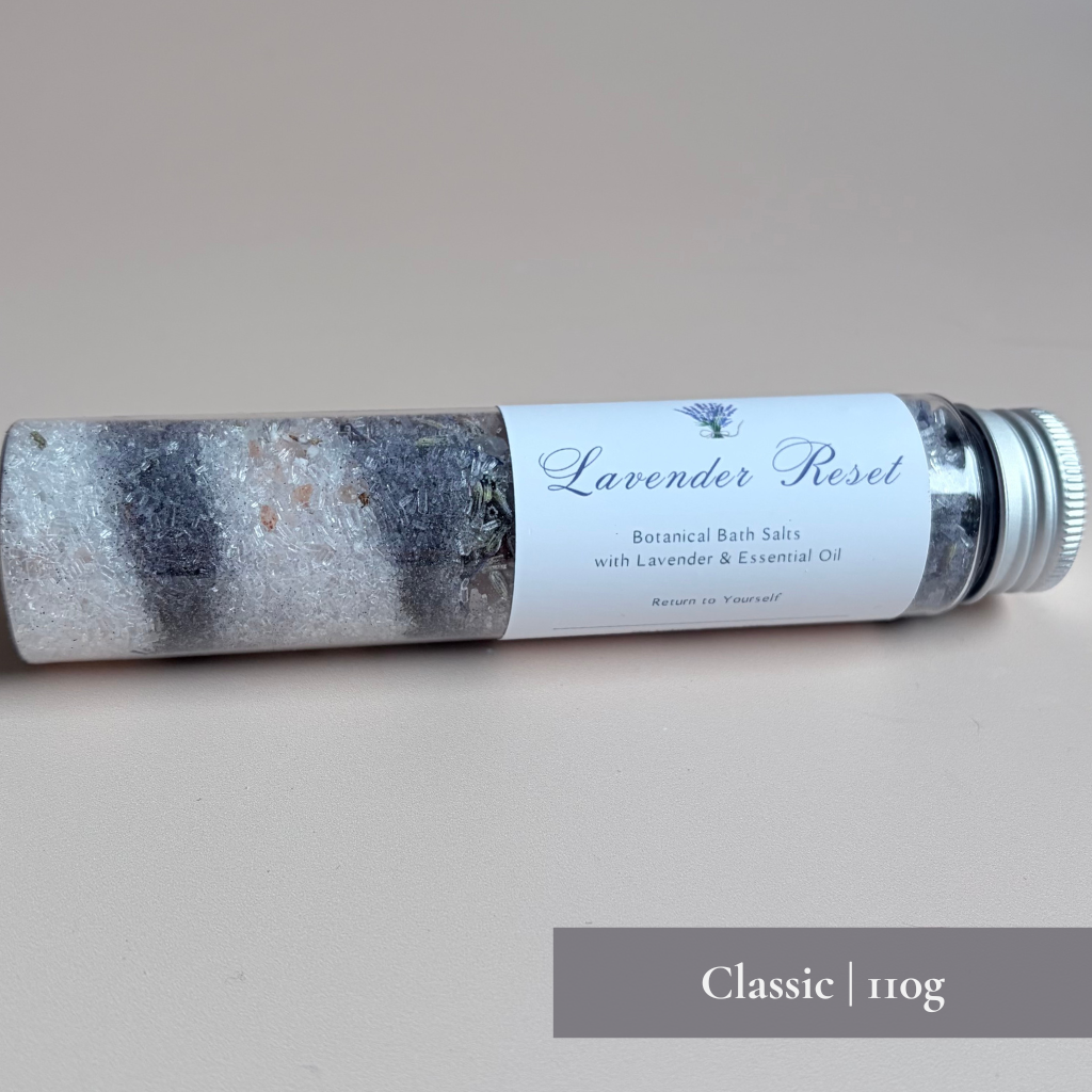 Lavender Reset Bath Salt | Lavender Essential Oil Mineral Bath Soak