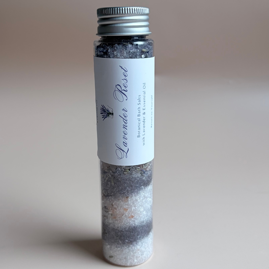 Lavender Reset Bath Salt | Lavender Essential Oil Mineral Bath Soak