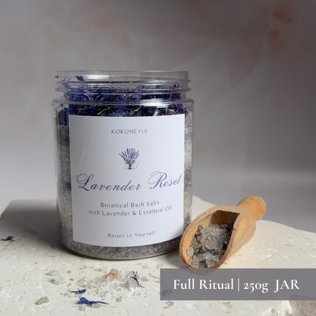 Lavender Reset Bath Salt | Lavender Essential Oil Mineral Bath Soak