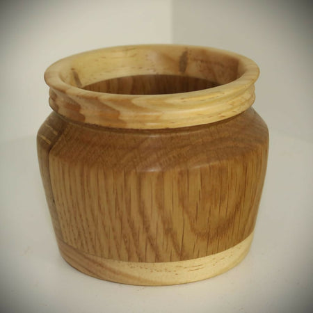 American Oak & Pine Turned Bowl