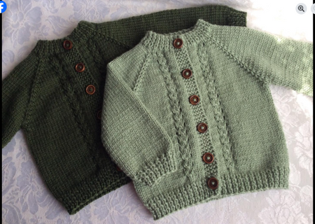 Jaime hand knitted cardigan size 00