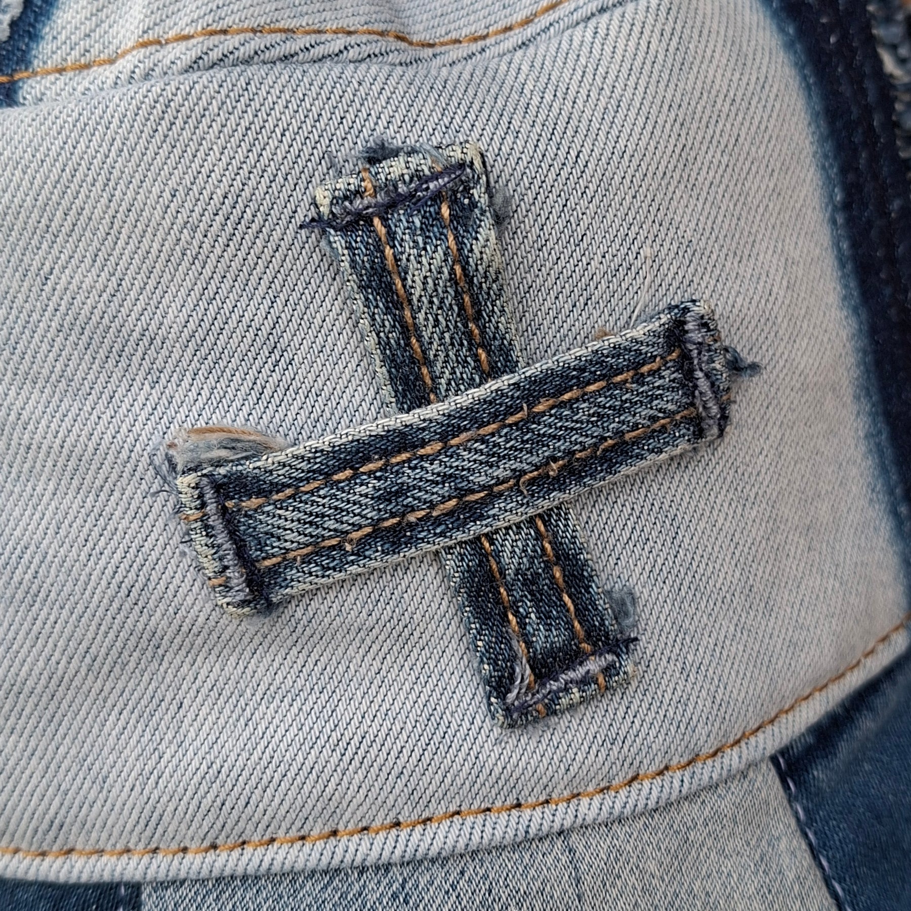 Unique, 'Lee Cooper', Gender Neutral, Recycled, Reversible Denim Bucket Hat