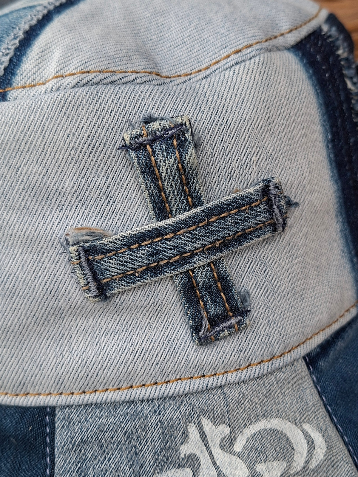 Unique, 'Lee Cooper', Gender Neutral, Recycled, Reversible Denim Bucket Hat