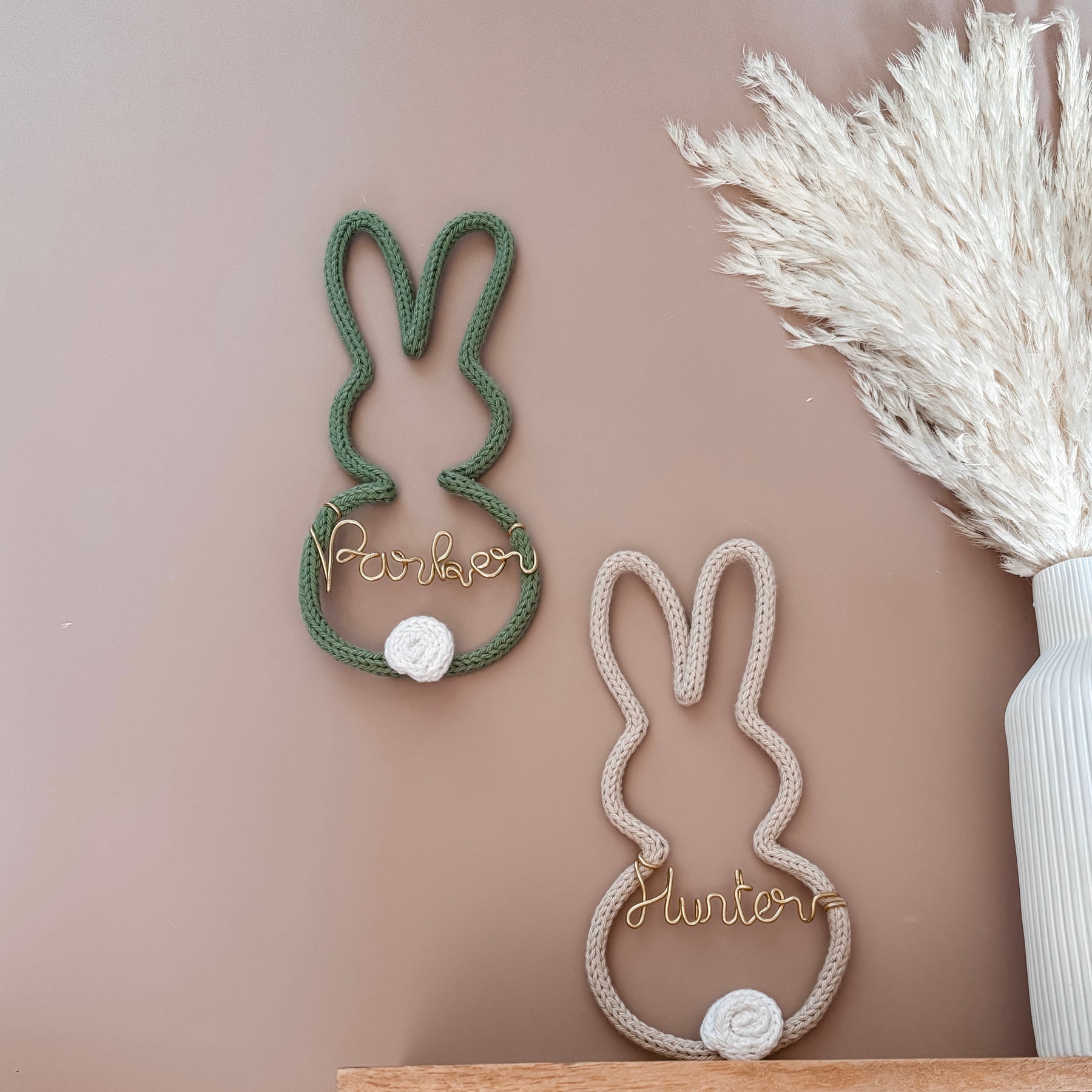 Knitted Bunny Customisable | Pick your Colour