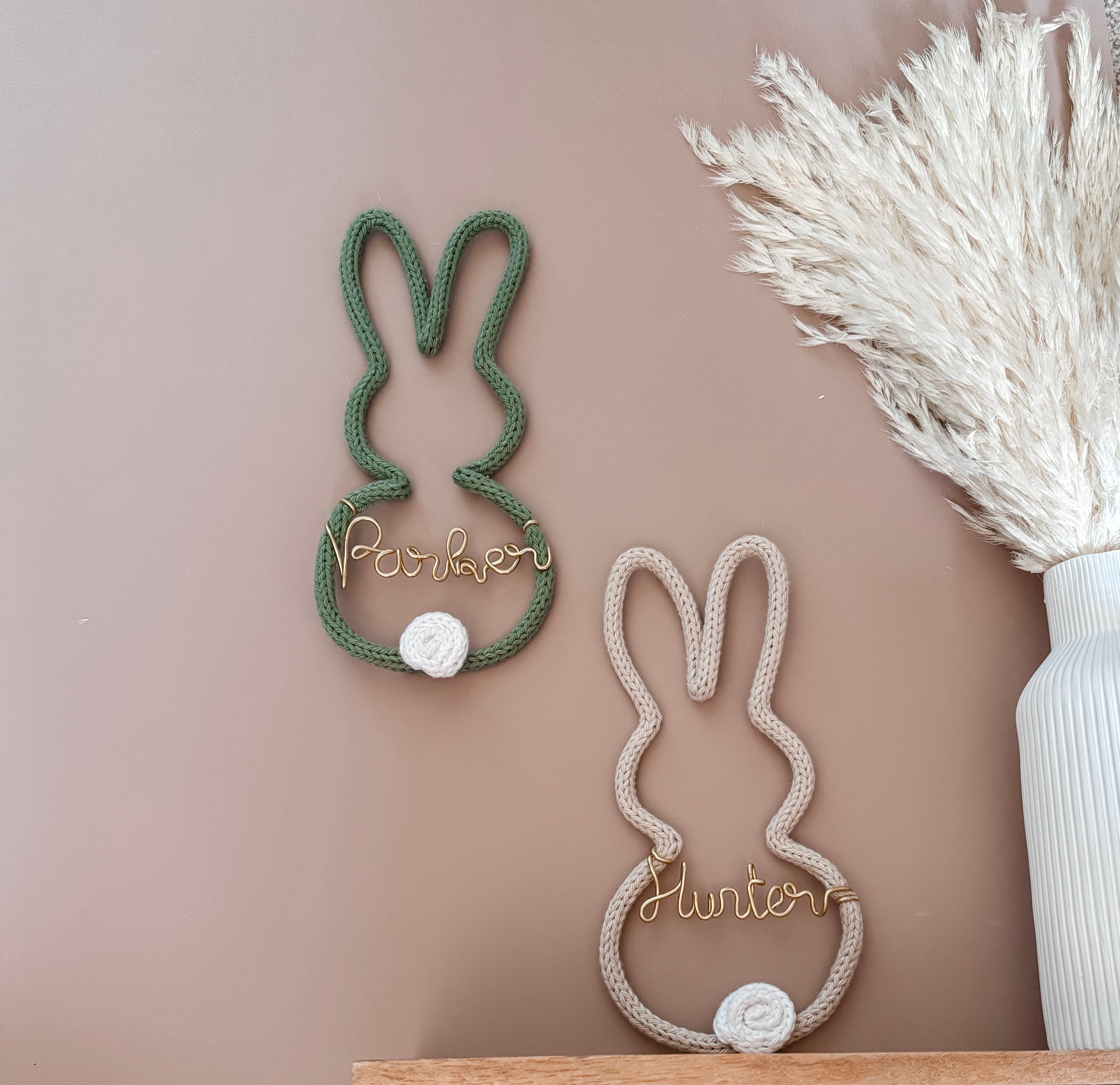 Knitted Bunny Customisable | Pick your Colour