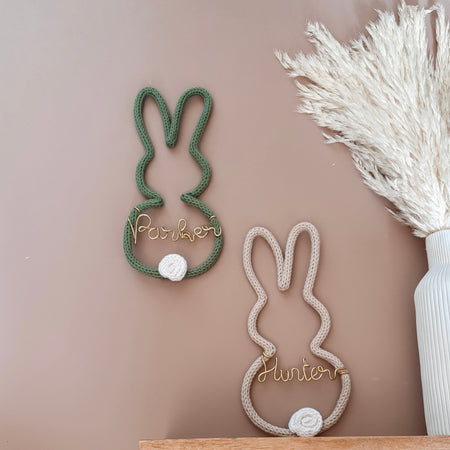 Knitted Bunny Customisable | Pick your Colour