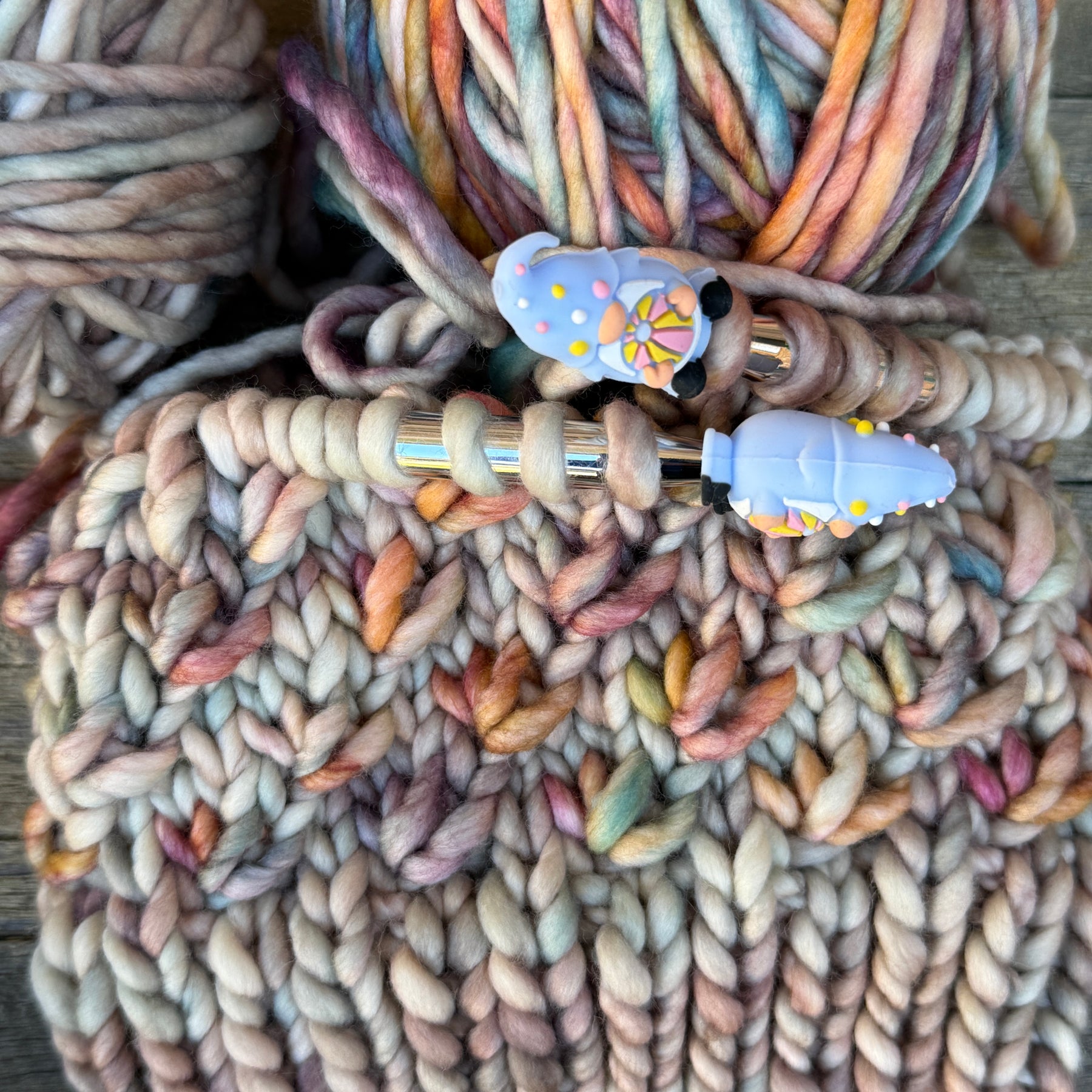 Custom Order - Lotus Flower Beanie & Matching Handwarmers