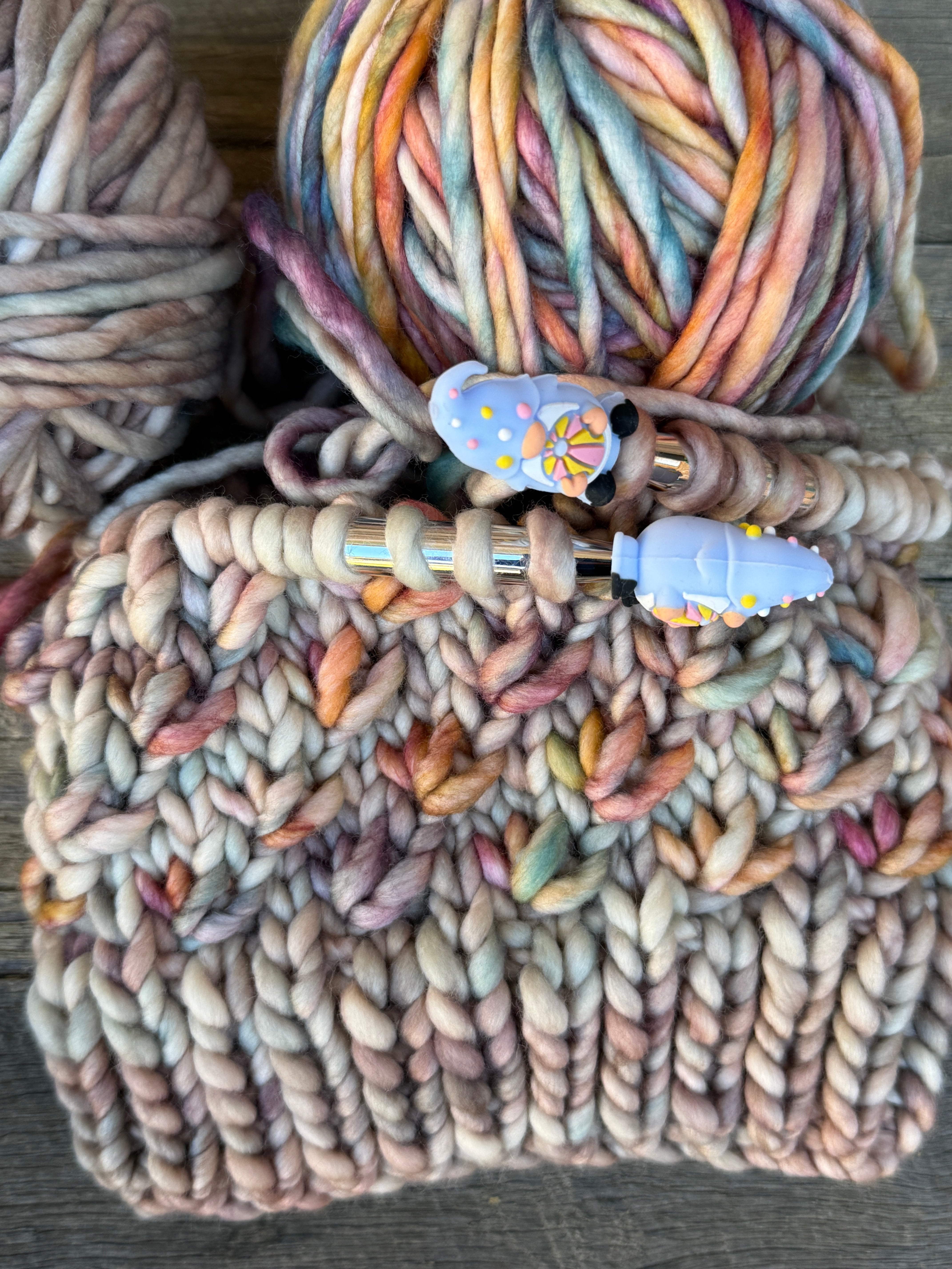 Custom Order - Lotus Flower Beanie & Matching Handwarmers