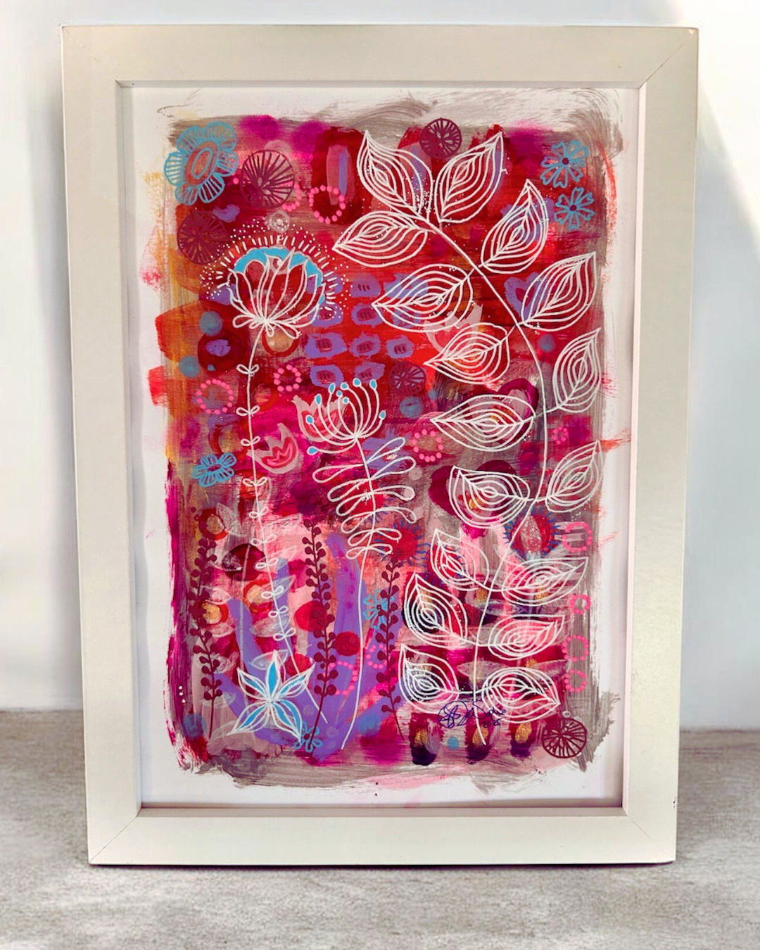 Original Hand Painted Art: The Dawn Blooming