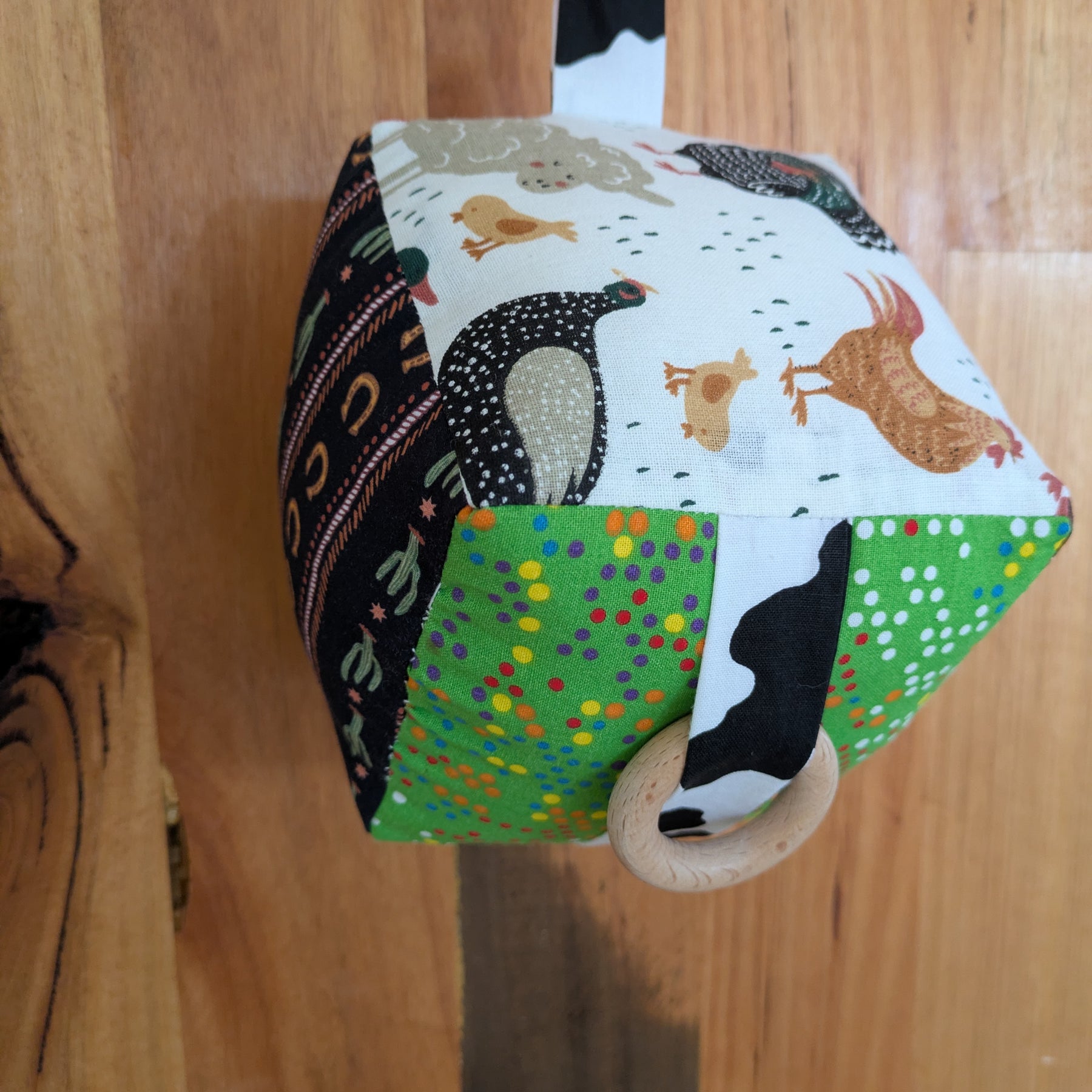 Western Farm Animal Soft Baby Cube