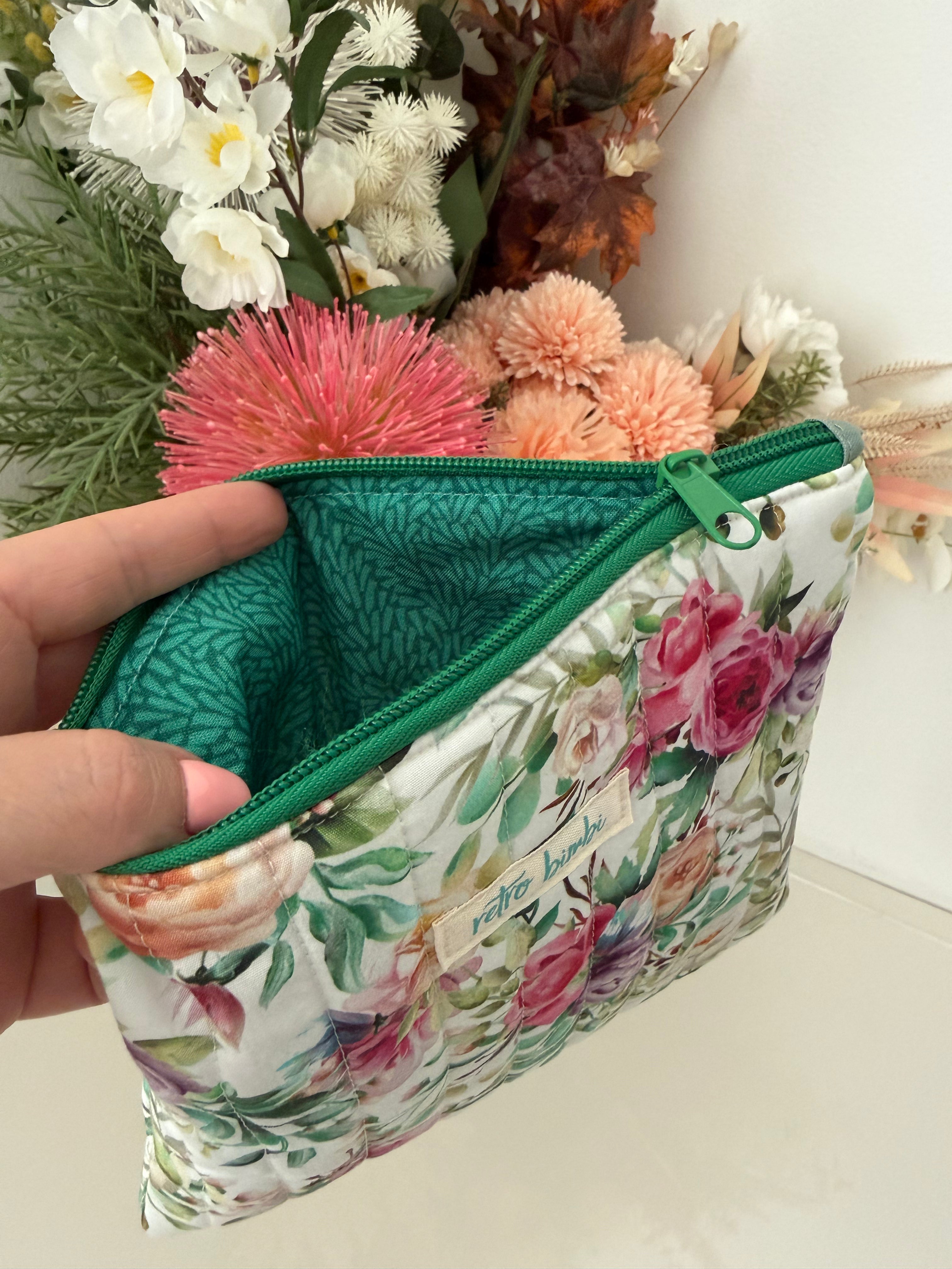 Medium Quilted Pouch - Various Designs