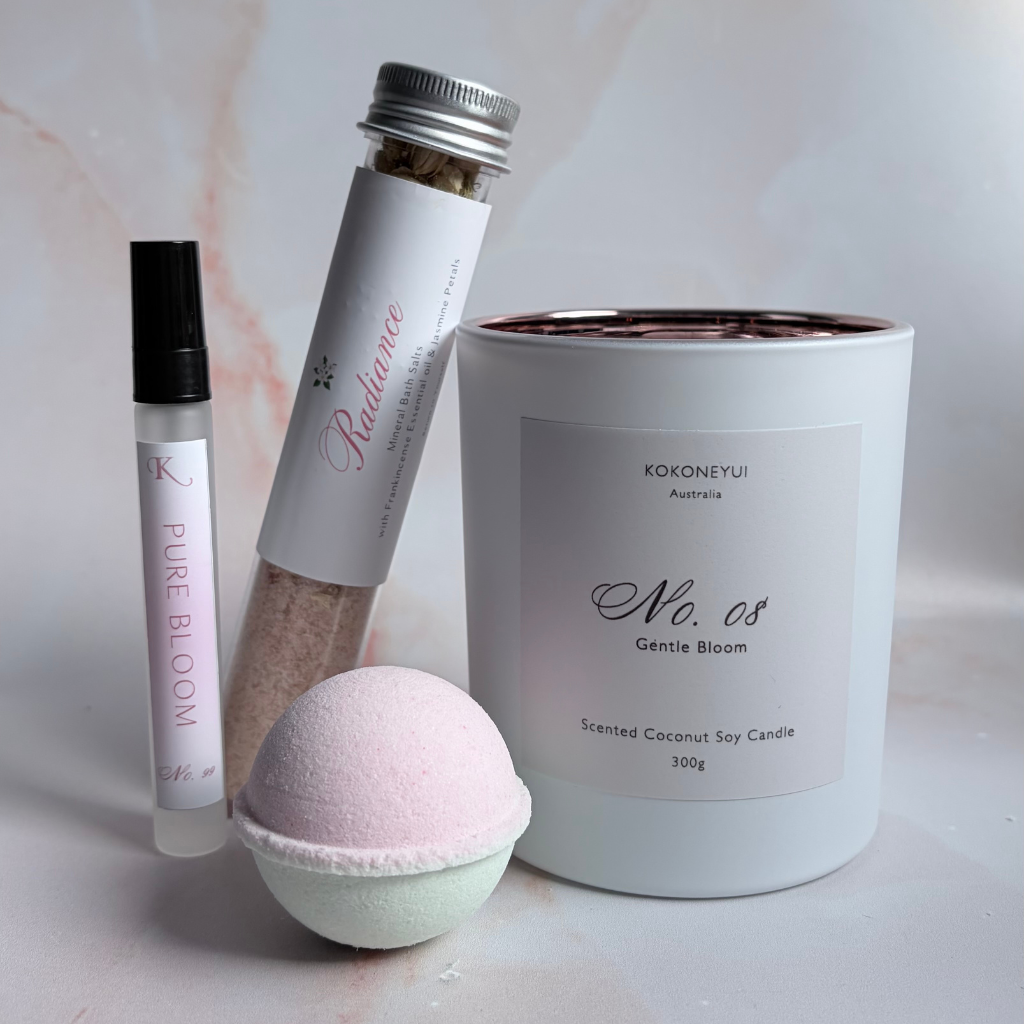 Night Ritual Box — Soft Night | Japanese Honeysuckle, Fruity Floral & Bath Gift Set