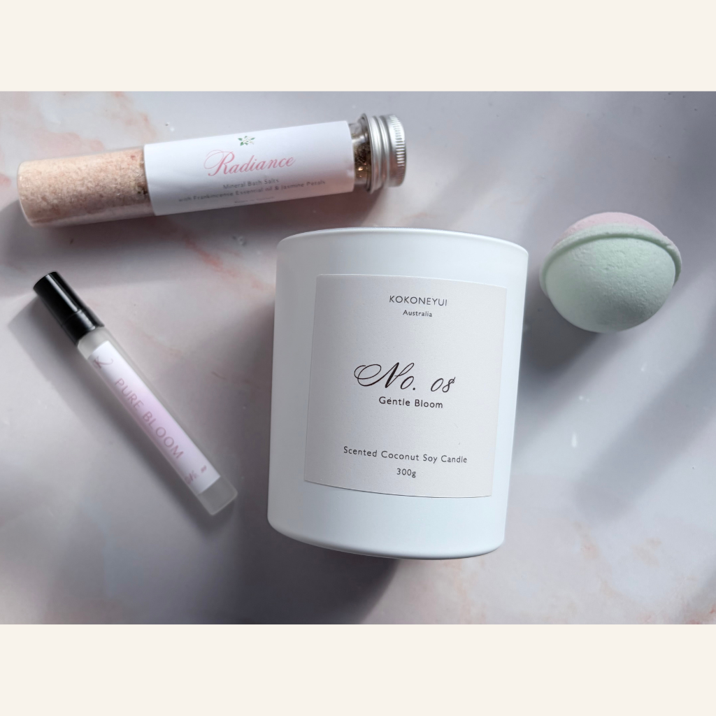 Night Ritual Box — Soft Night | Japanese Honeysuckle, Fruity Floral & Bath Gift Set