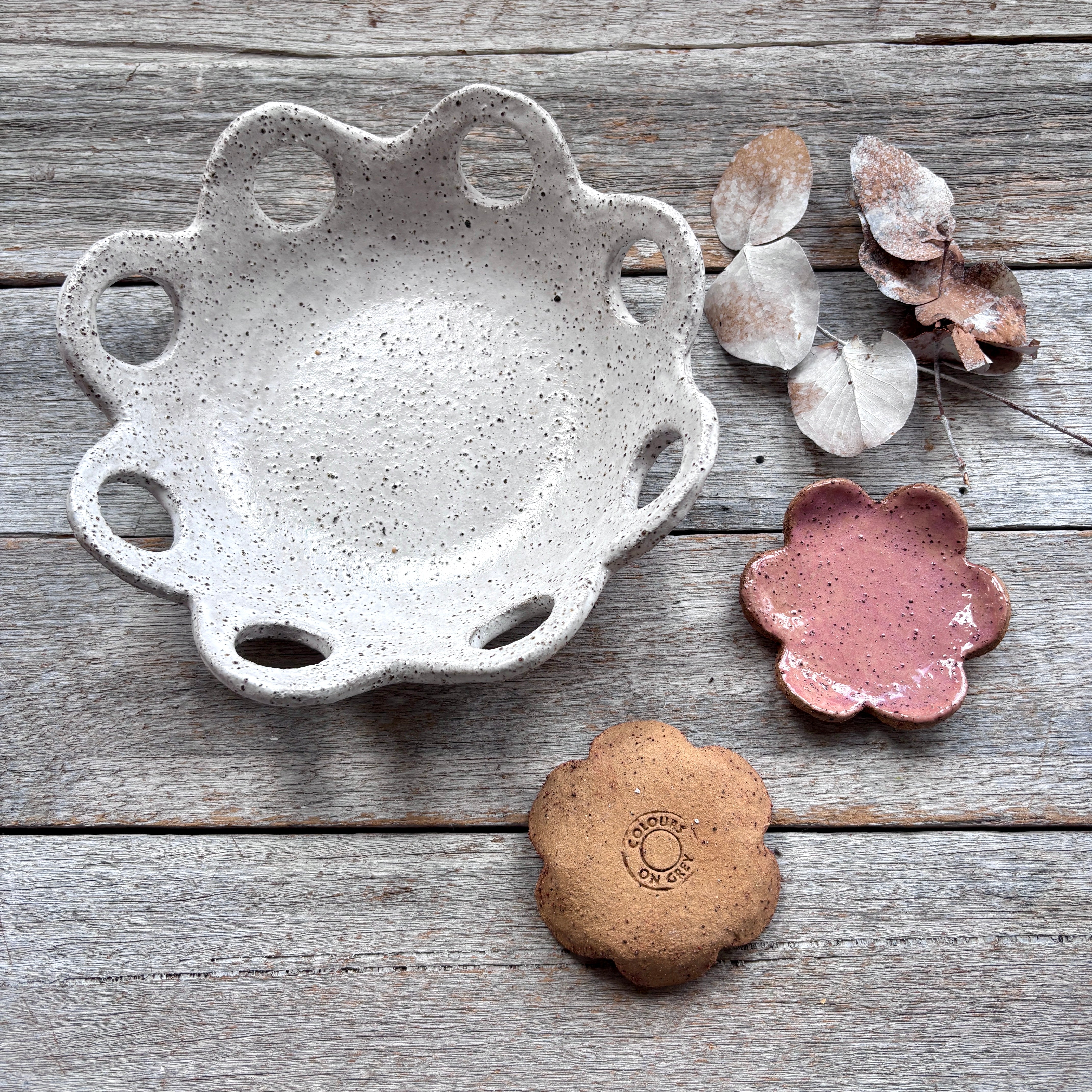 Ceramic Bowl with tealight candle holders | Set of 3 | SPRING SALE BUNDLE |
