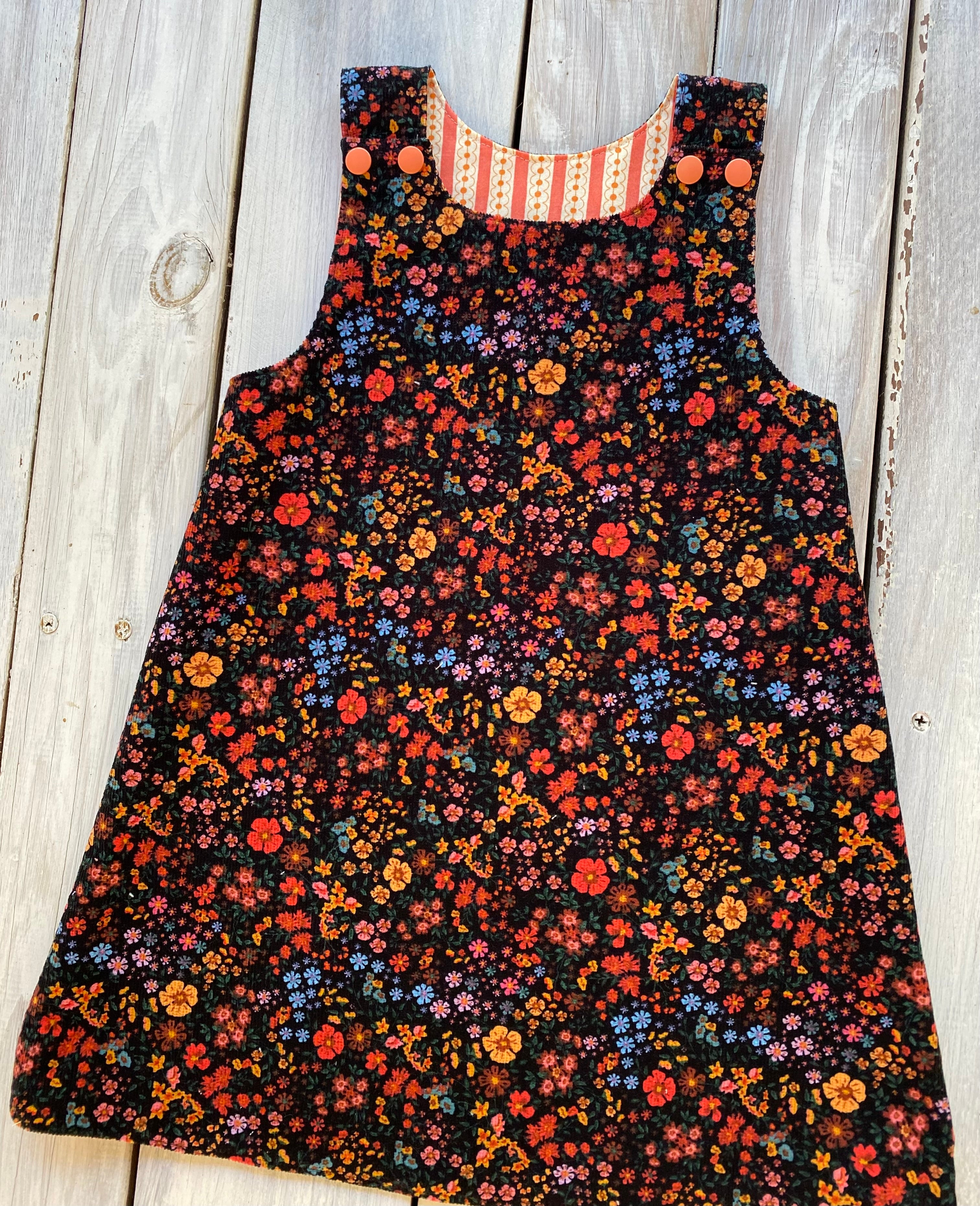 Corduroy Childs Pinafore size 2